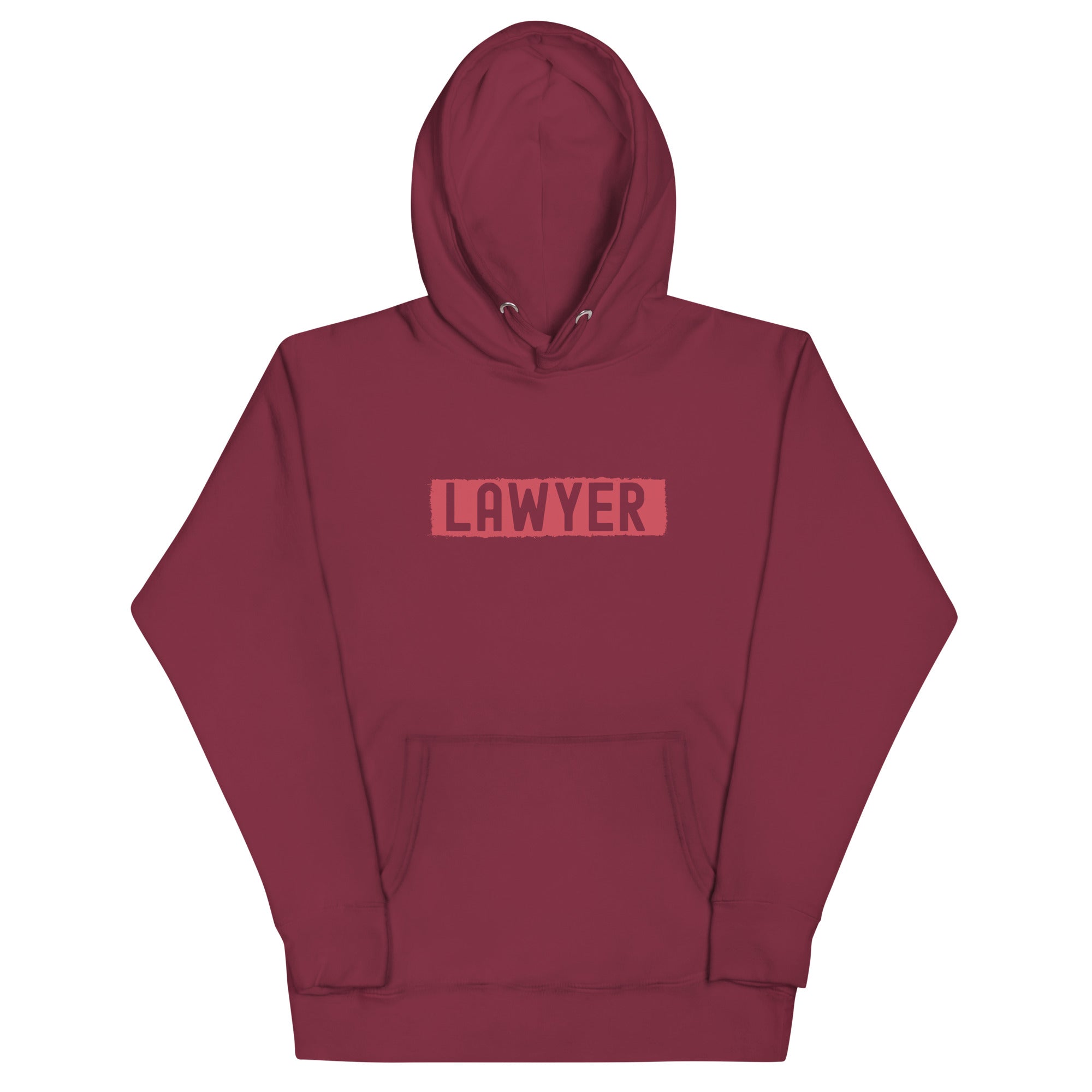 Unisex Hoodie | Lawyer (design with red highghliting)