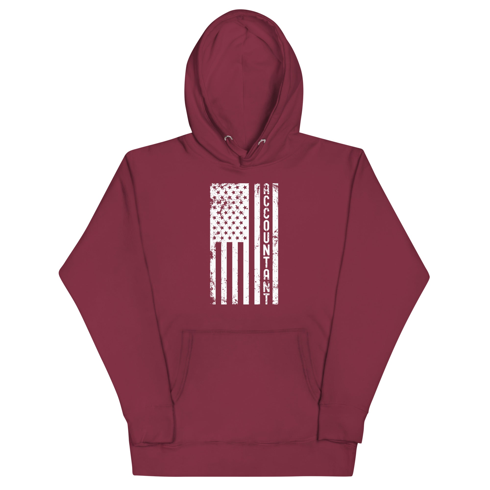 Unisex Hoodie | Accountant (deisgn on American flag)