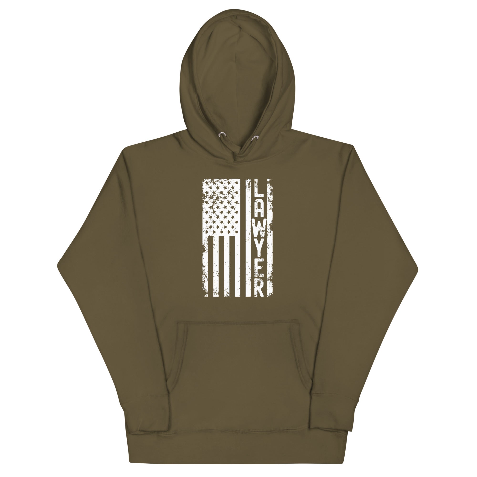 Unisex Hoodie | Lawyer (deisgn on American flag)