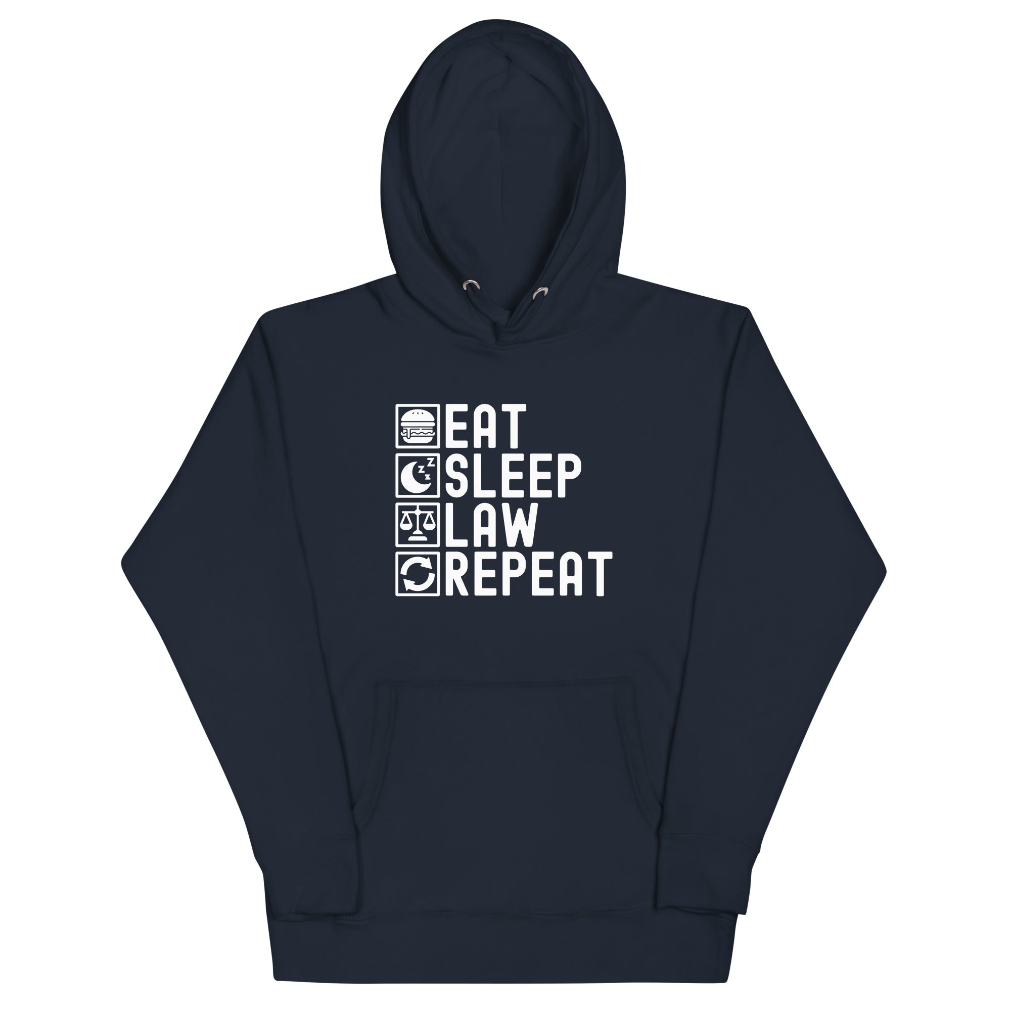 Unisex Hoodie | Eat Sleep Law Repeat