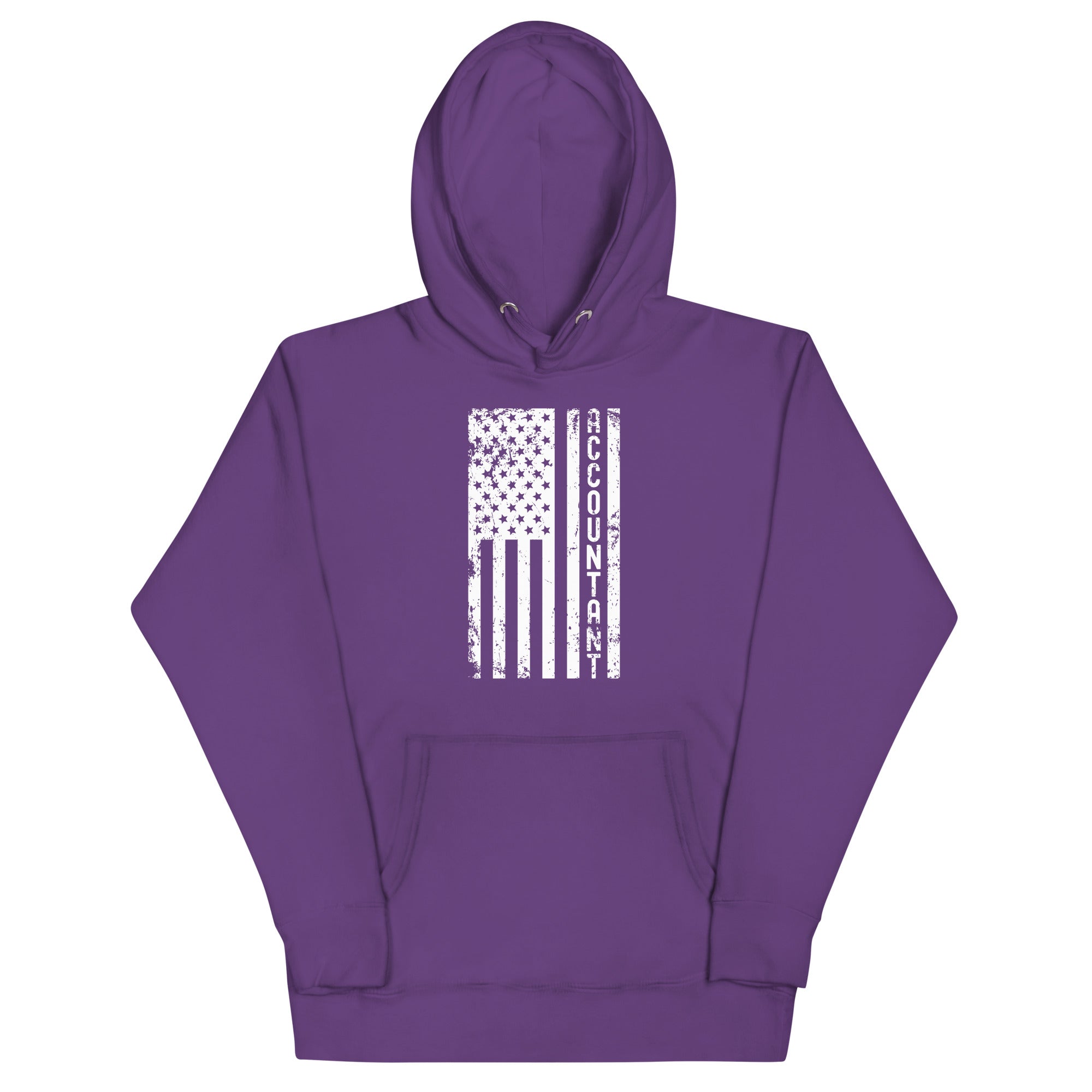 Unisex Hoodie | Accountant (deisgn on American flag)