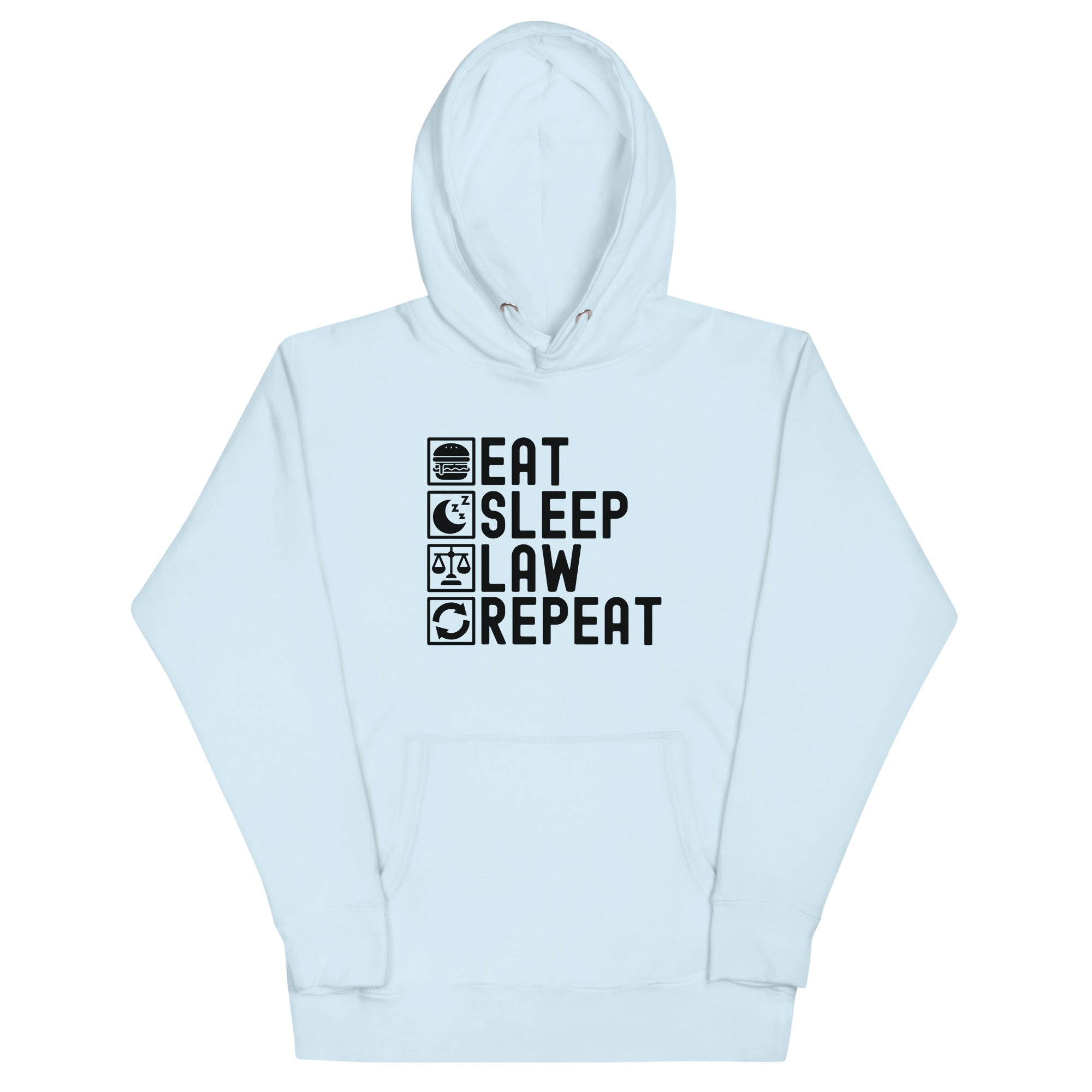 Unisex Hoodie | Eat Sleep Law Repeat