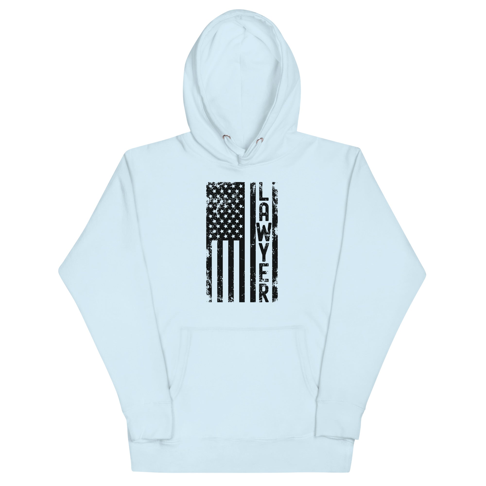 Unisex Hoodie | Lawyer (deisgn on American flag)