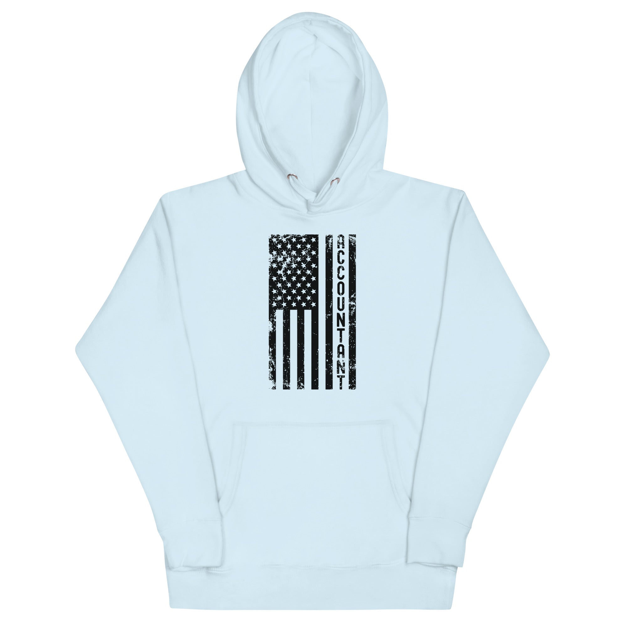 Unisex Hoodie | Accountant (deisgn on American flag)