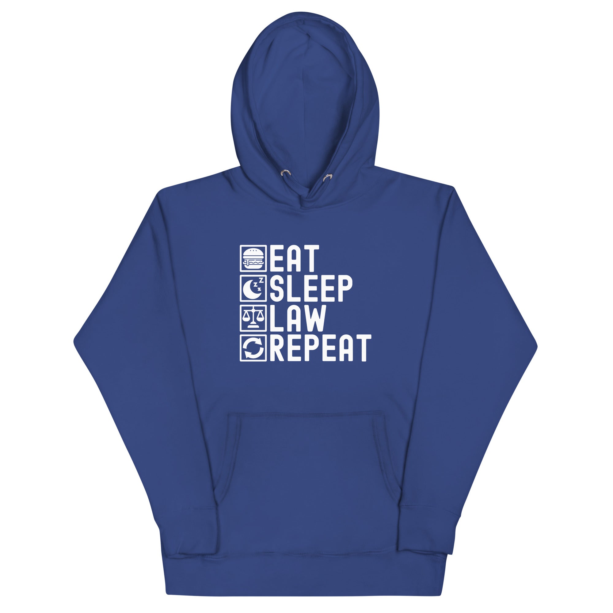 Unisex Hoodie | Eat Sleep Law Repeat