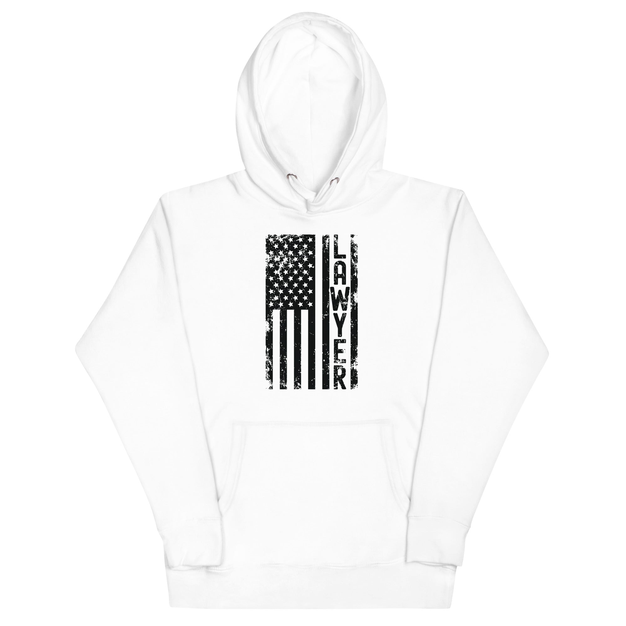 Unisex Hoodie | Lawyer (deisgn on American flag)