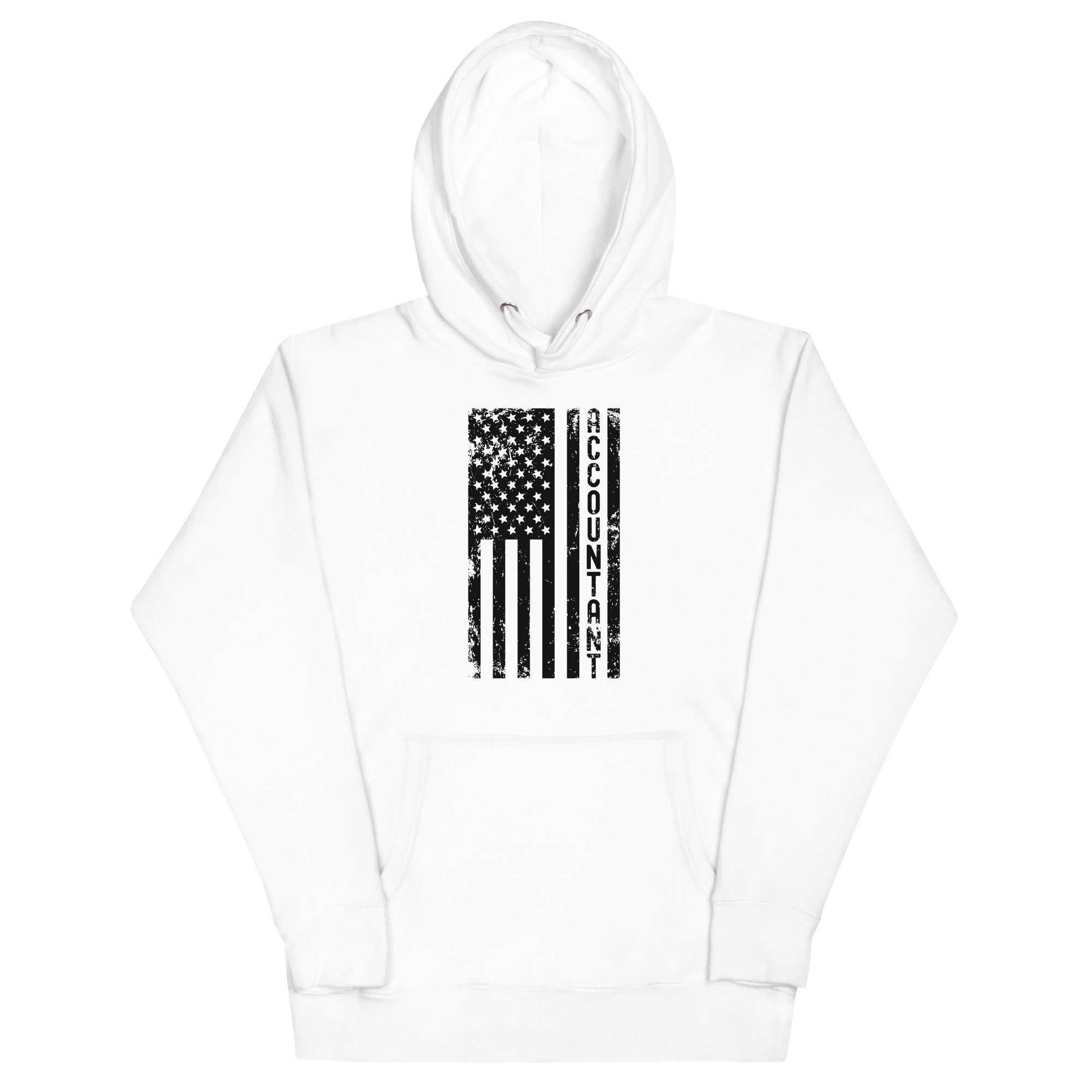 Unisex Hoodie | Accountant (deisgn on American flag)