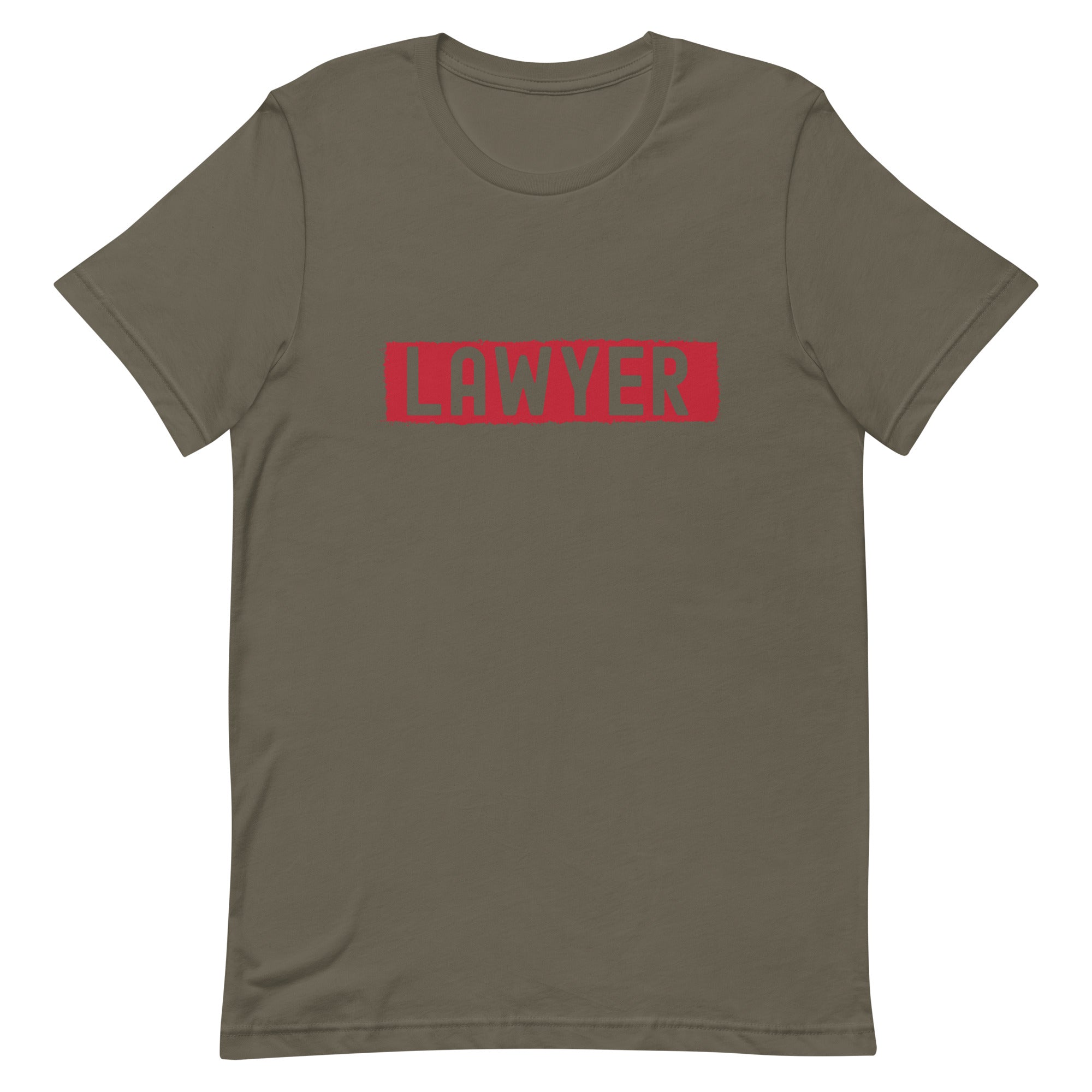 Unisex t-shirt | Lawyer (design with red highghliting)
