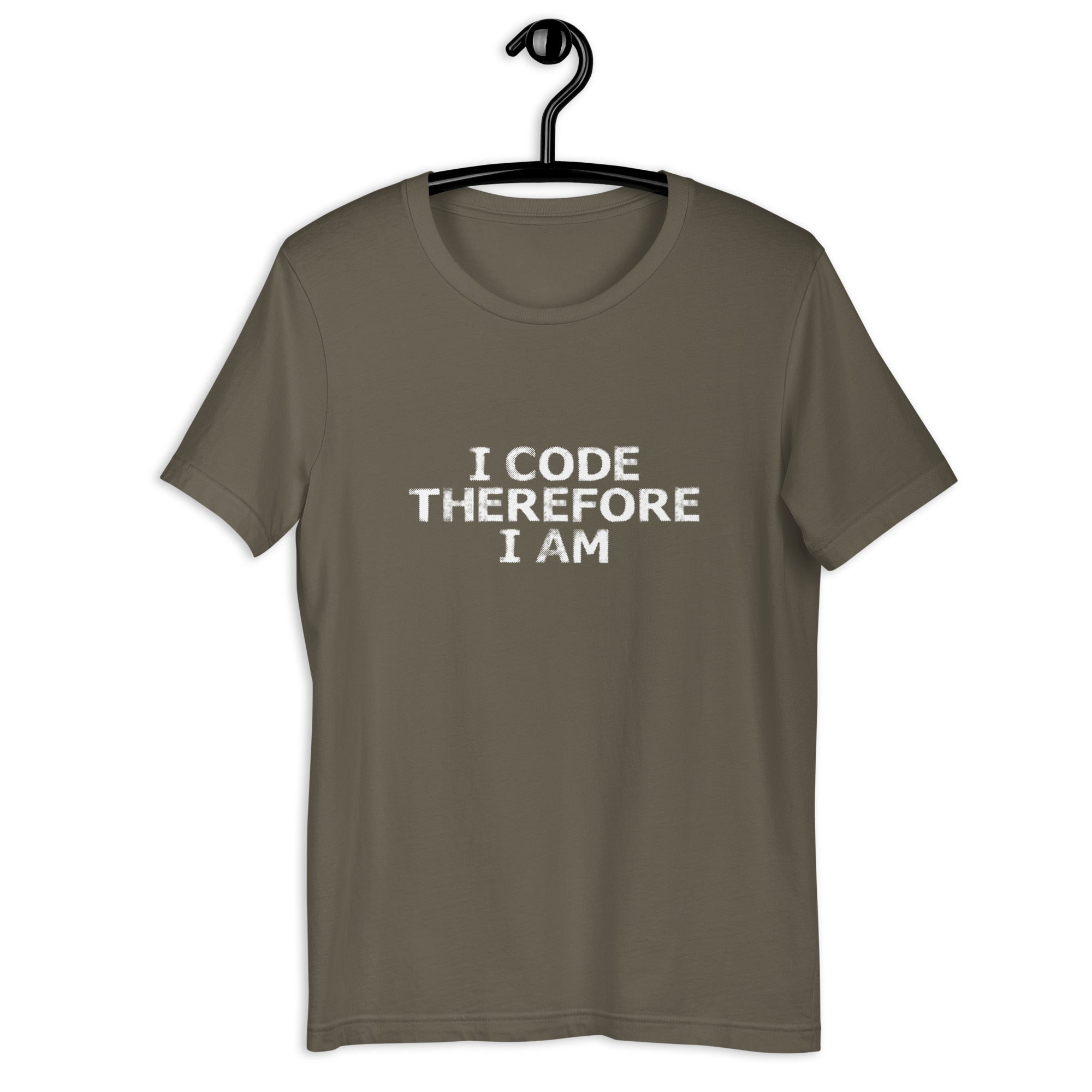 Unisex t-shirt | I Code Therefore I Am