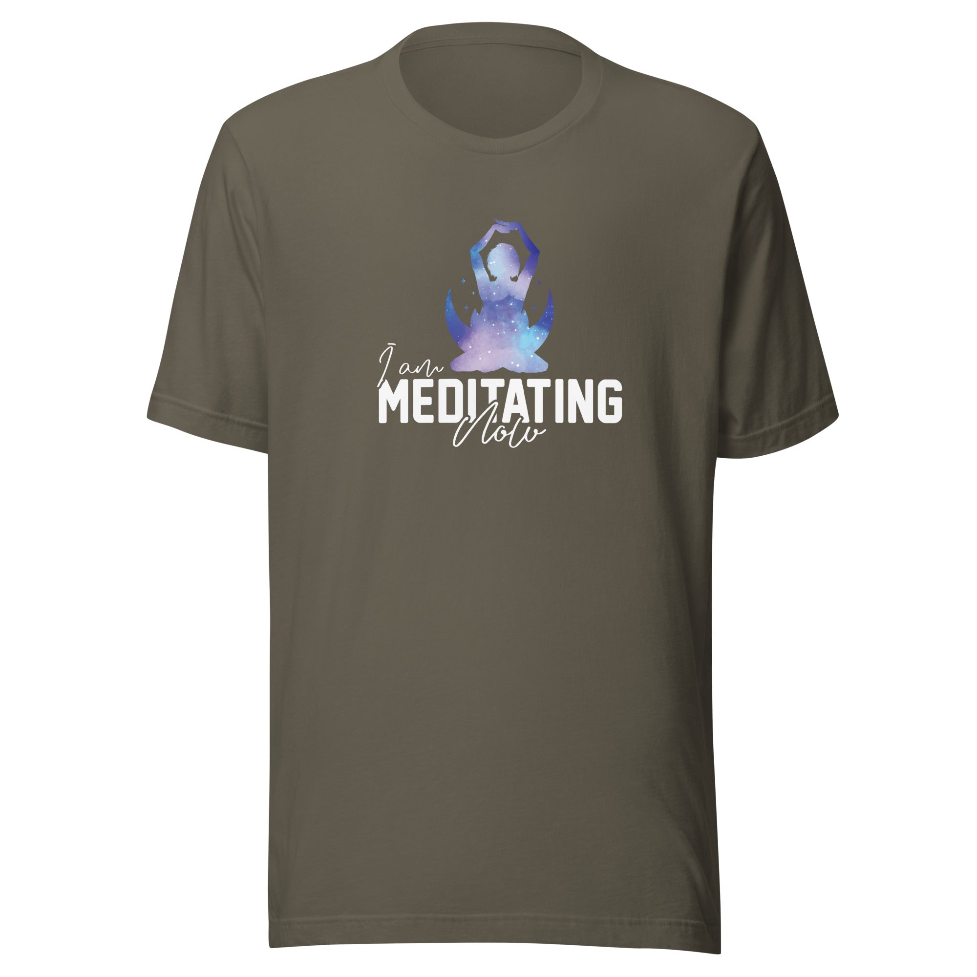 Unisex t-shirt | I am meditating now
