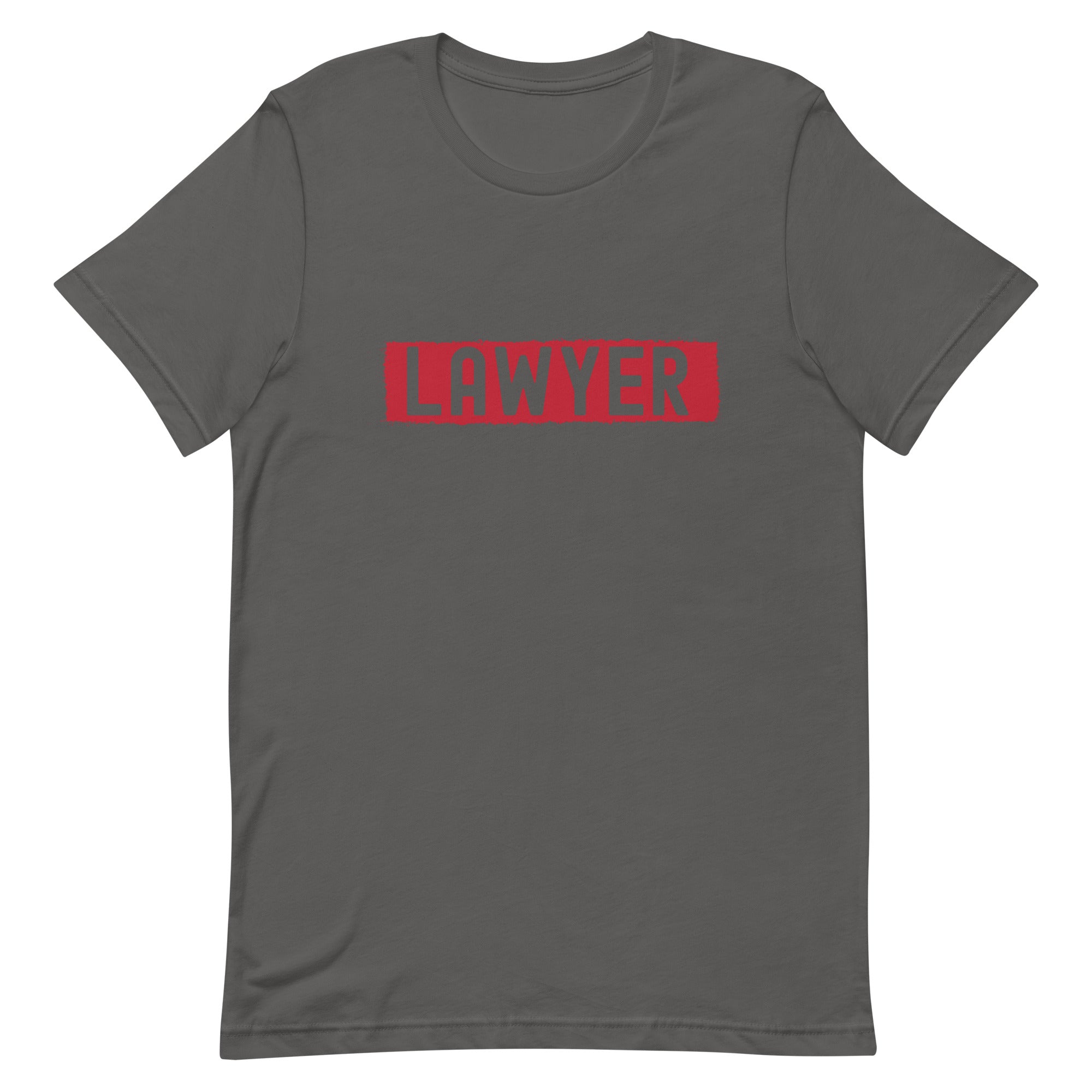 Unisex t-shirt | Lawyer (design with red highghliting)