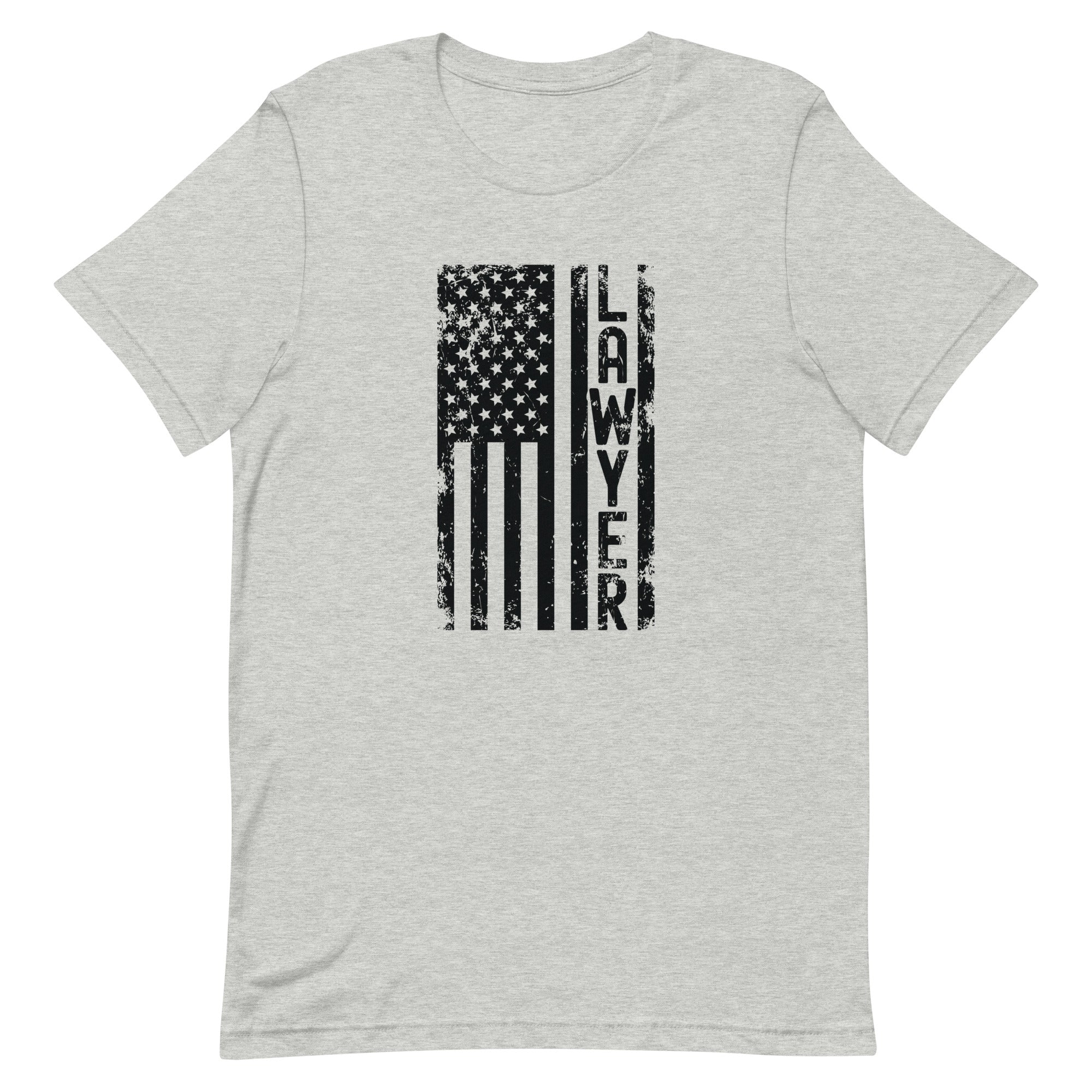 Unisex t-shirt | Lawyer (deisgn on American flag)
