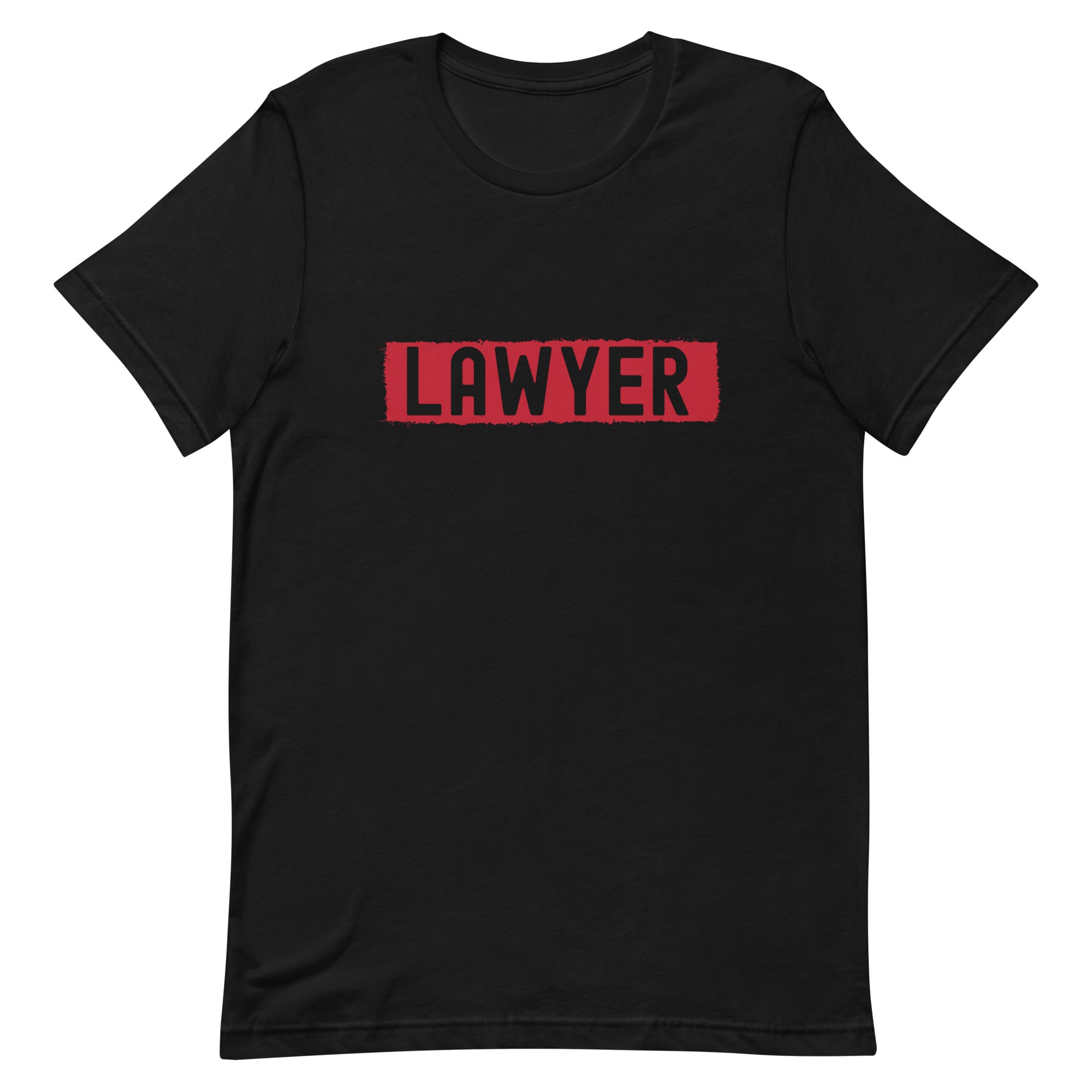 Unisex t-shirt | Lawyer (design with red highghliting)