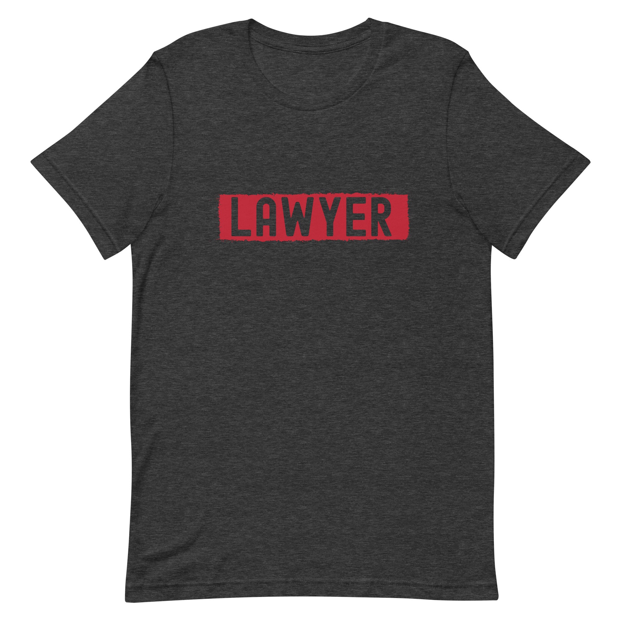 Unisex t-shirt | Lawyer (design with red highghliting)