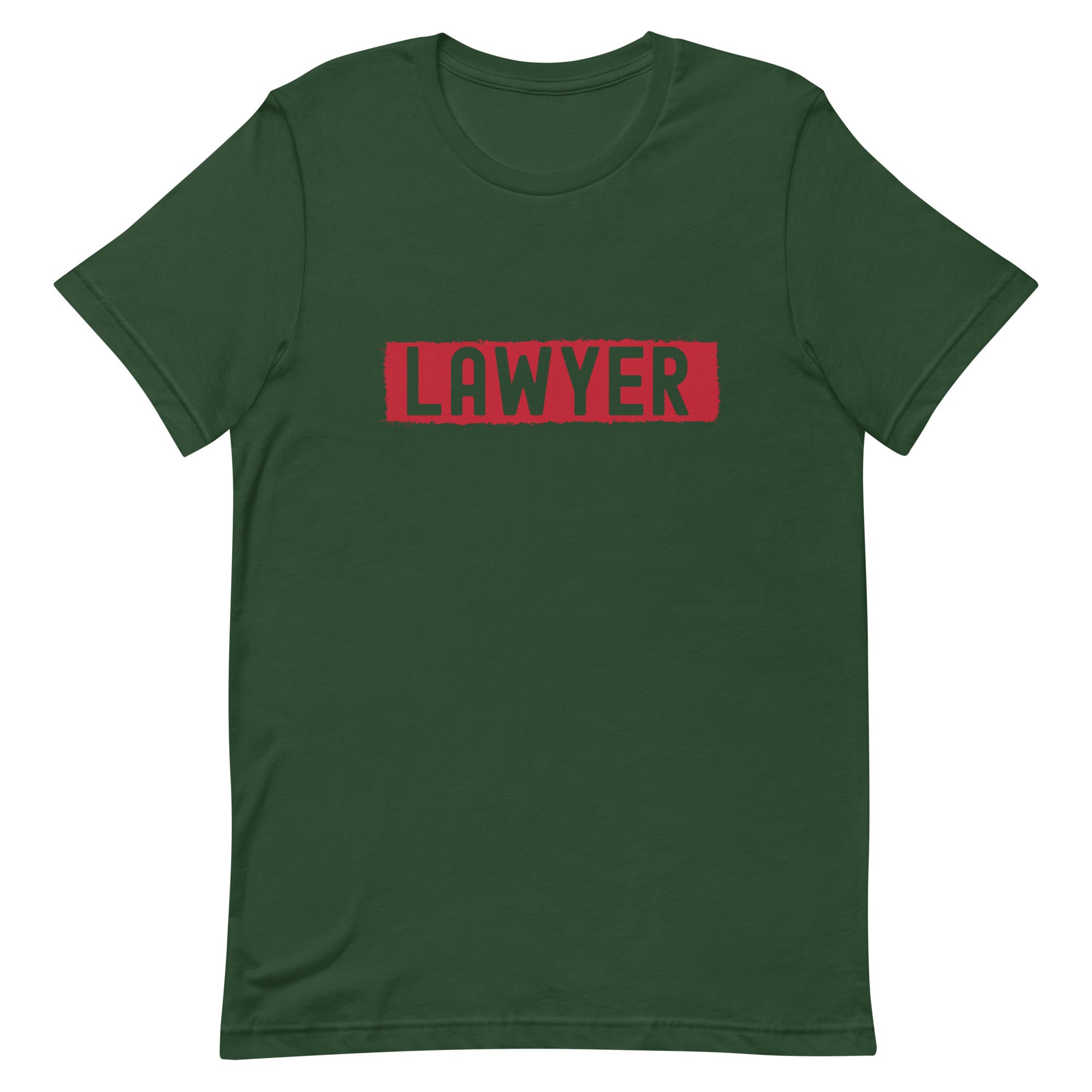 Unisex t-shirt | Lawyer (design with red highghliting)