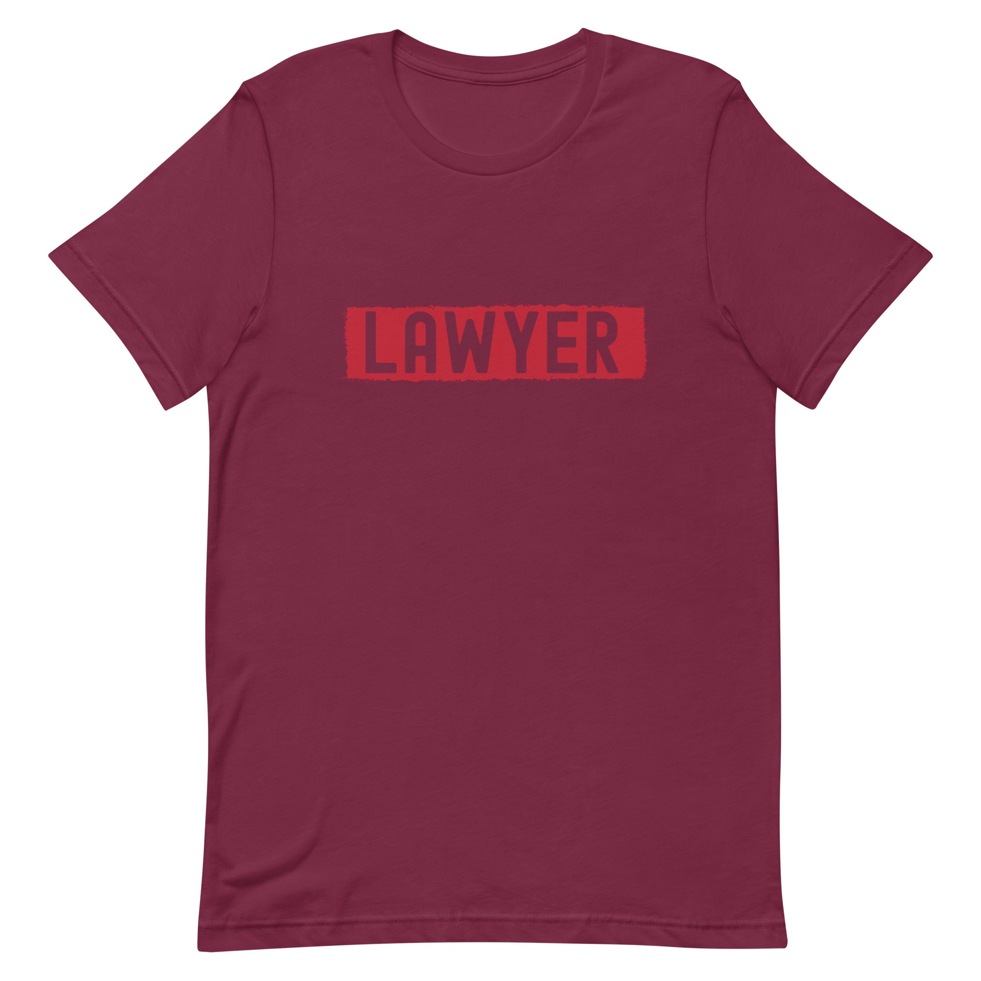 Unisex t-shirt | Lawyer (design with red highghliting)