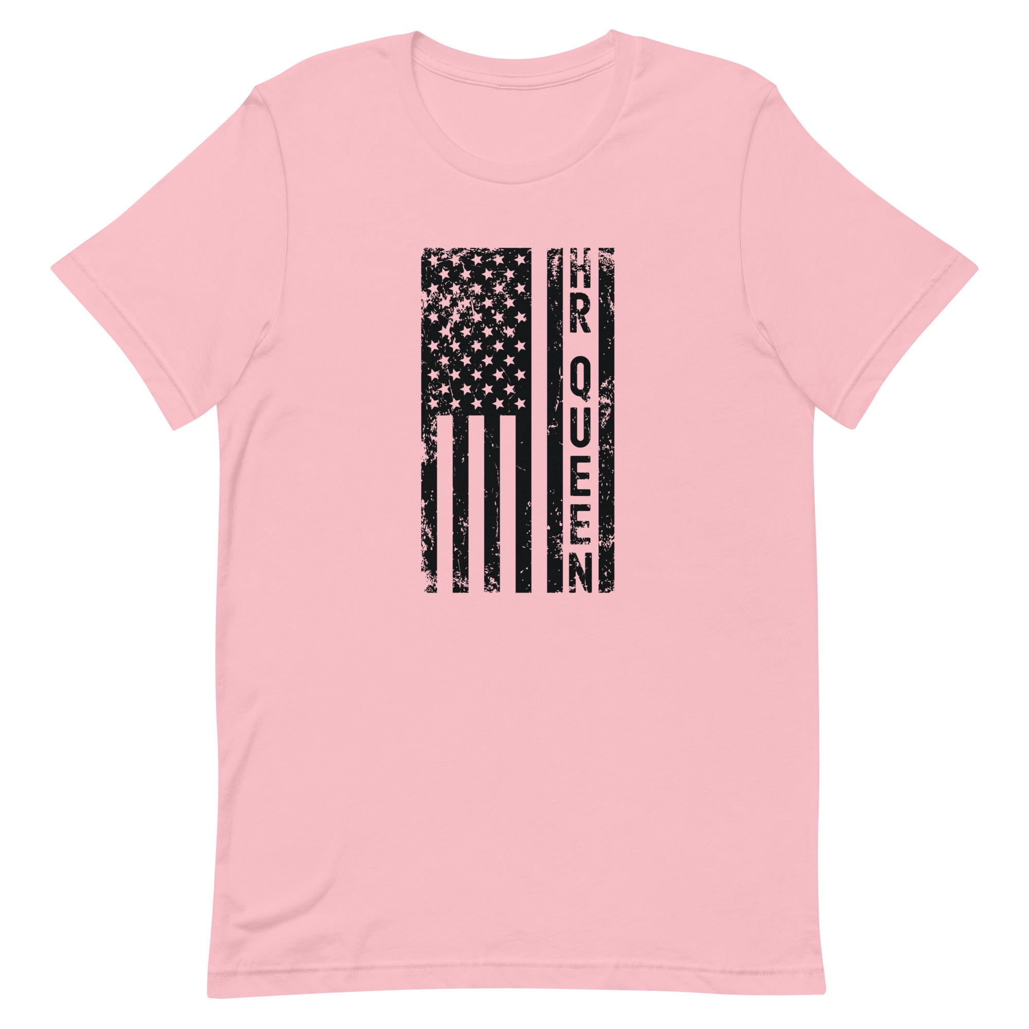 Unisex t-shirt | Hr Queen (deisgn on American flag)