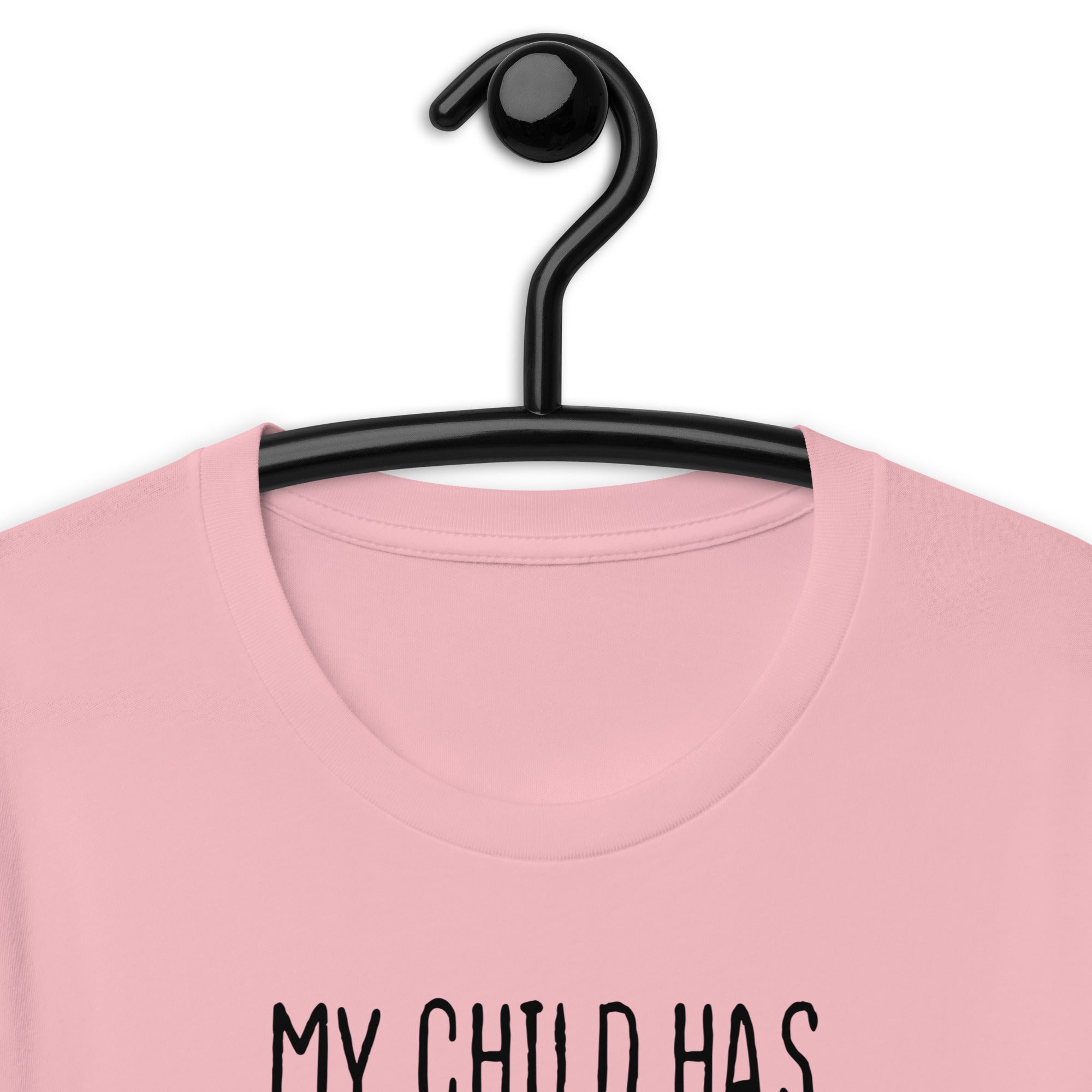 Unisex t-shirt | My child has four legs and is covered in fur