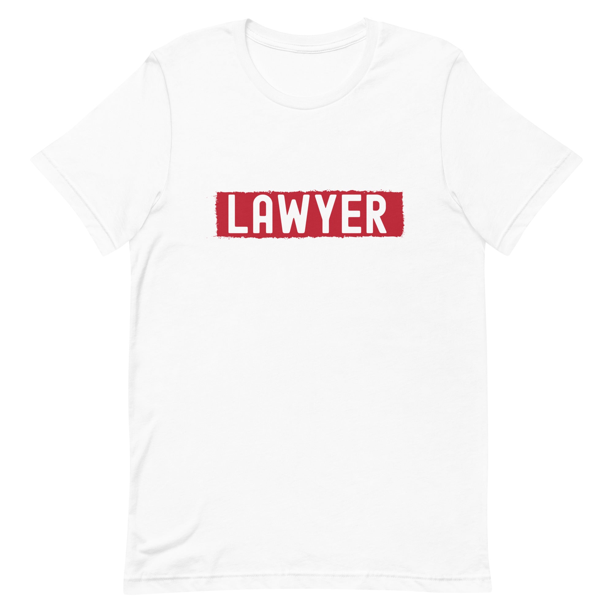 Unisex t-shirt | Lawyer (design with red highghliting)