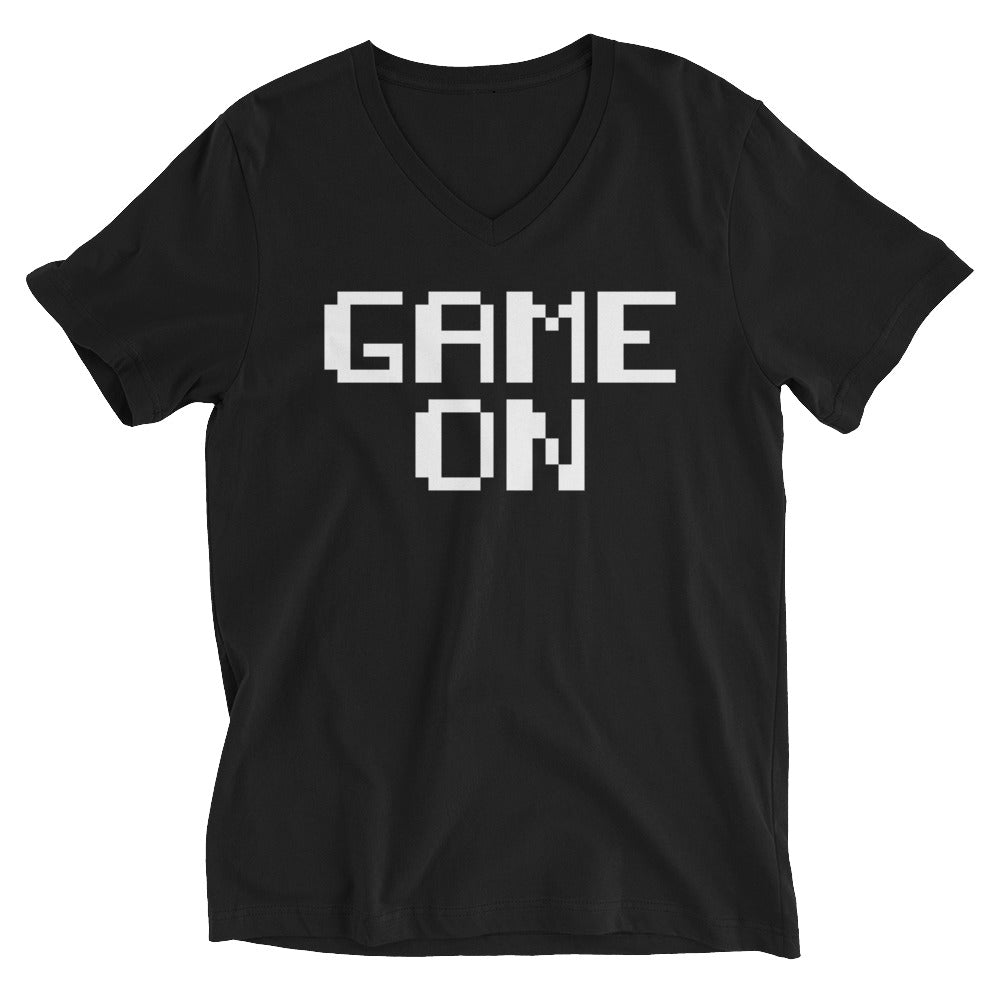 Unisex Short Sleeve V-Neck T-Shirt | Game On