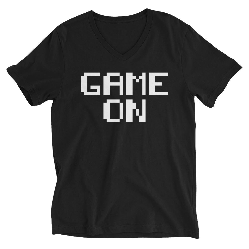 Unisex Short Sleeve V-Neck T-Shirt | Game On