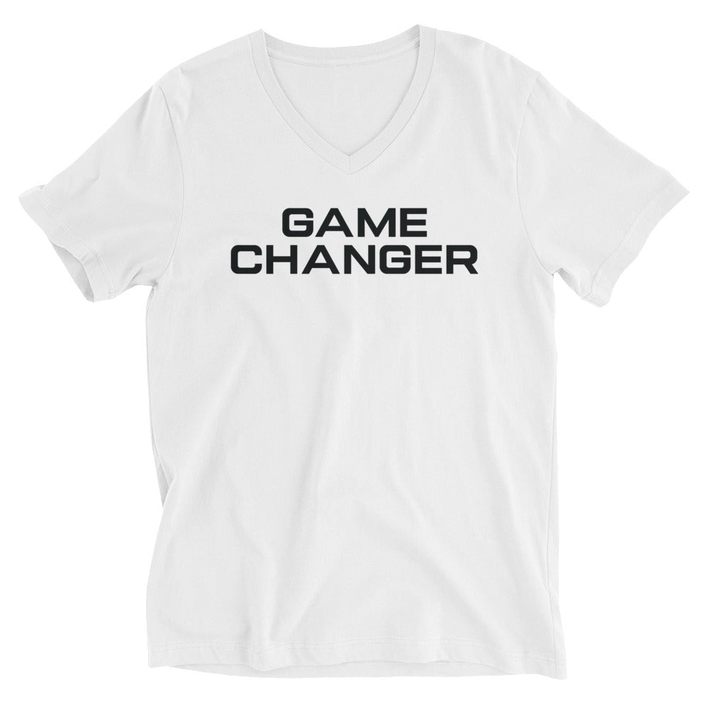 Unisex Short Sleeve V-Neck T-Shirt | Gamechanger