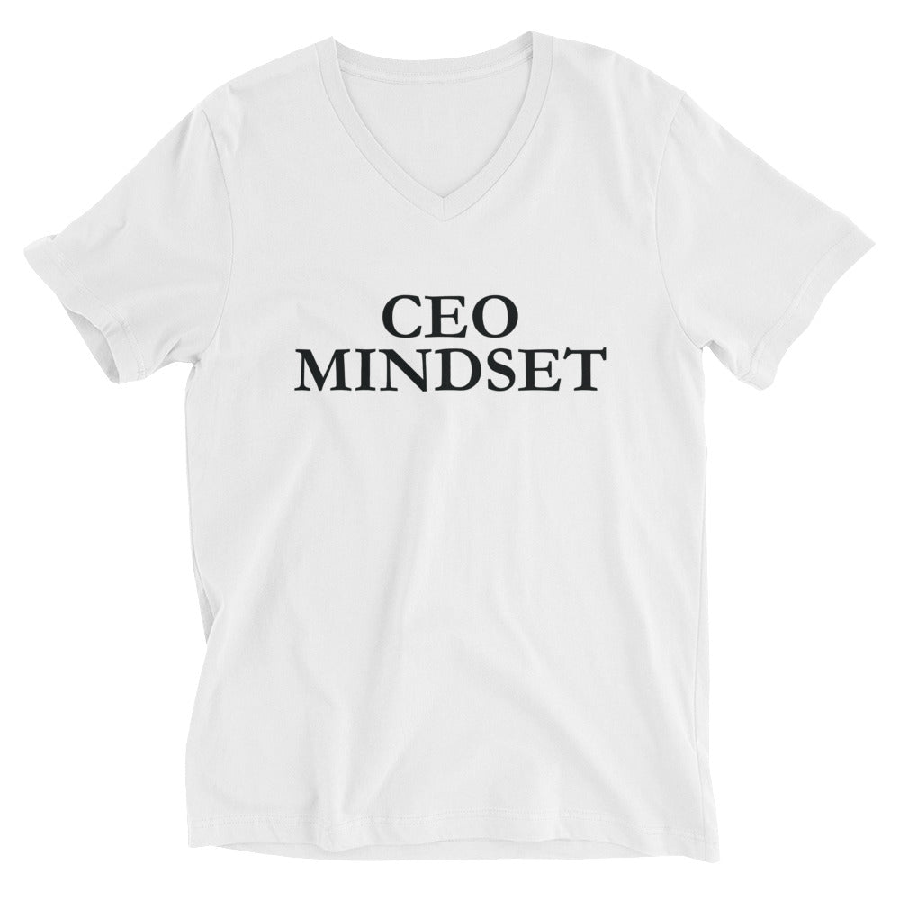 Unisex Short Sleeve V-Neck T-Shirt | CEO Mindset