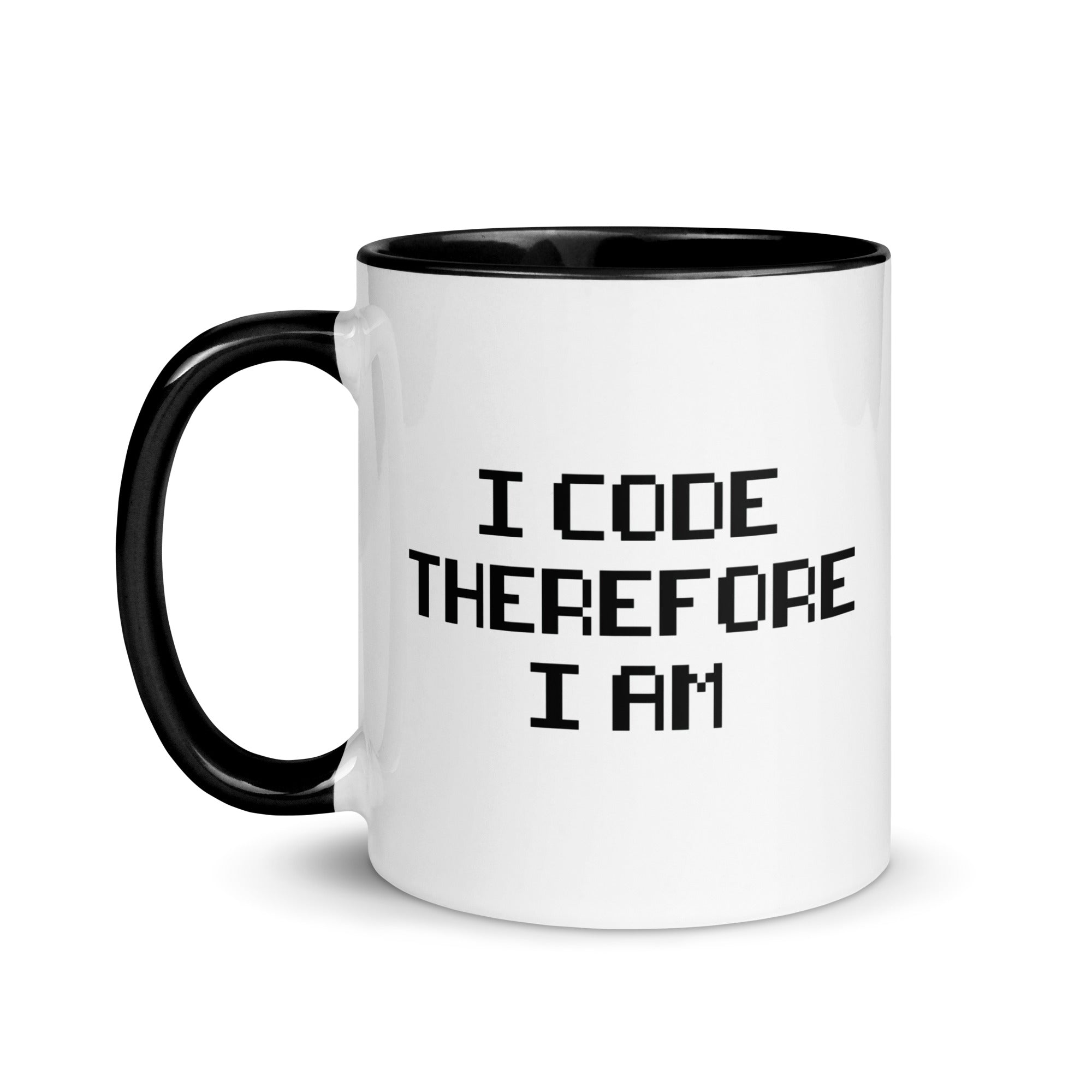 Mug with Color Inside | I Code Therefore I Am
