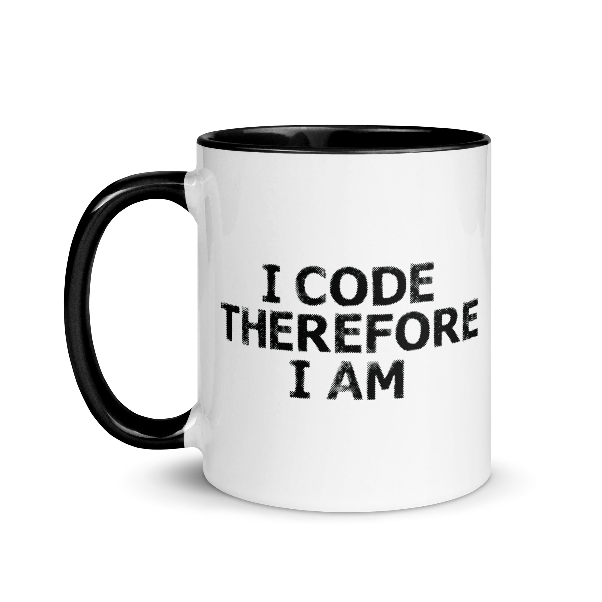 Mug with Color Inside | I Code Therefore I Am