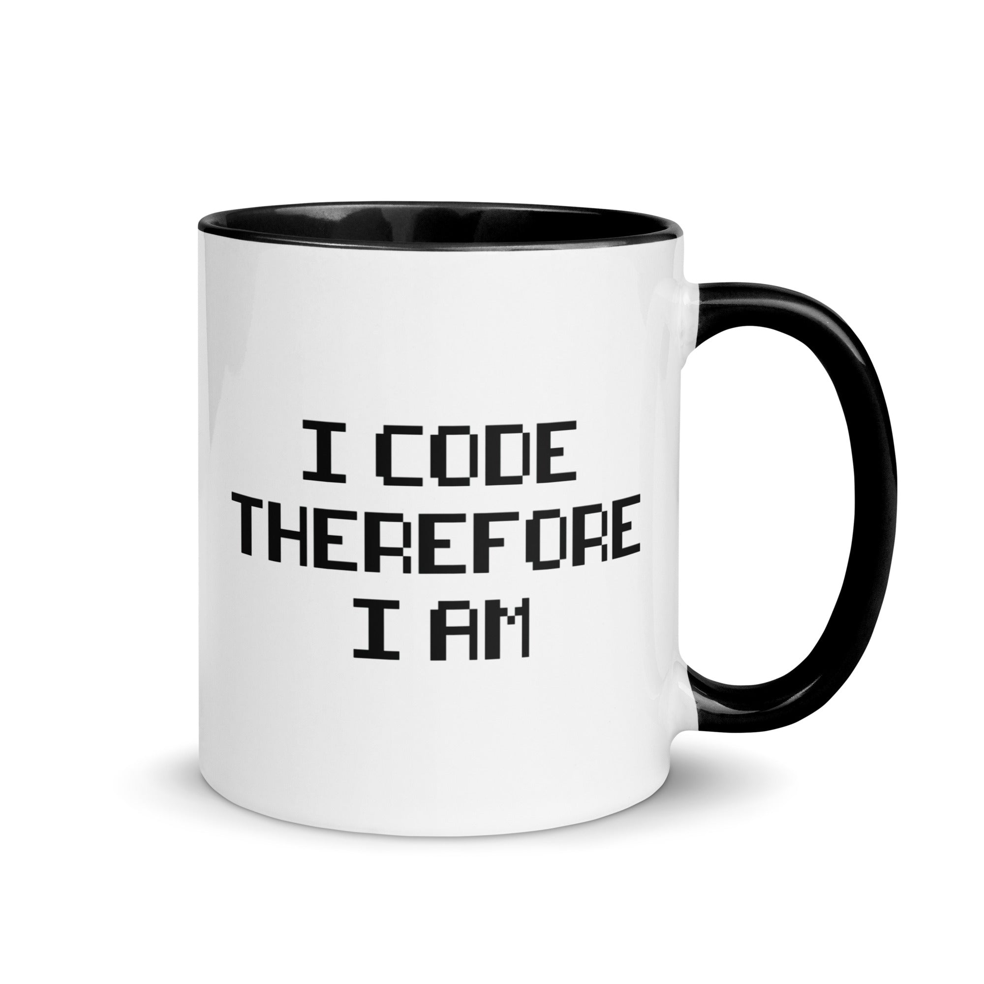 Mug with Color Inside | I Code Therefore I Am