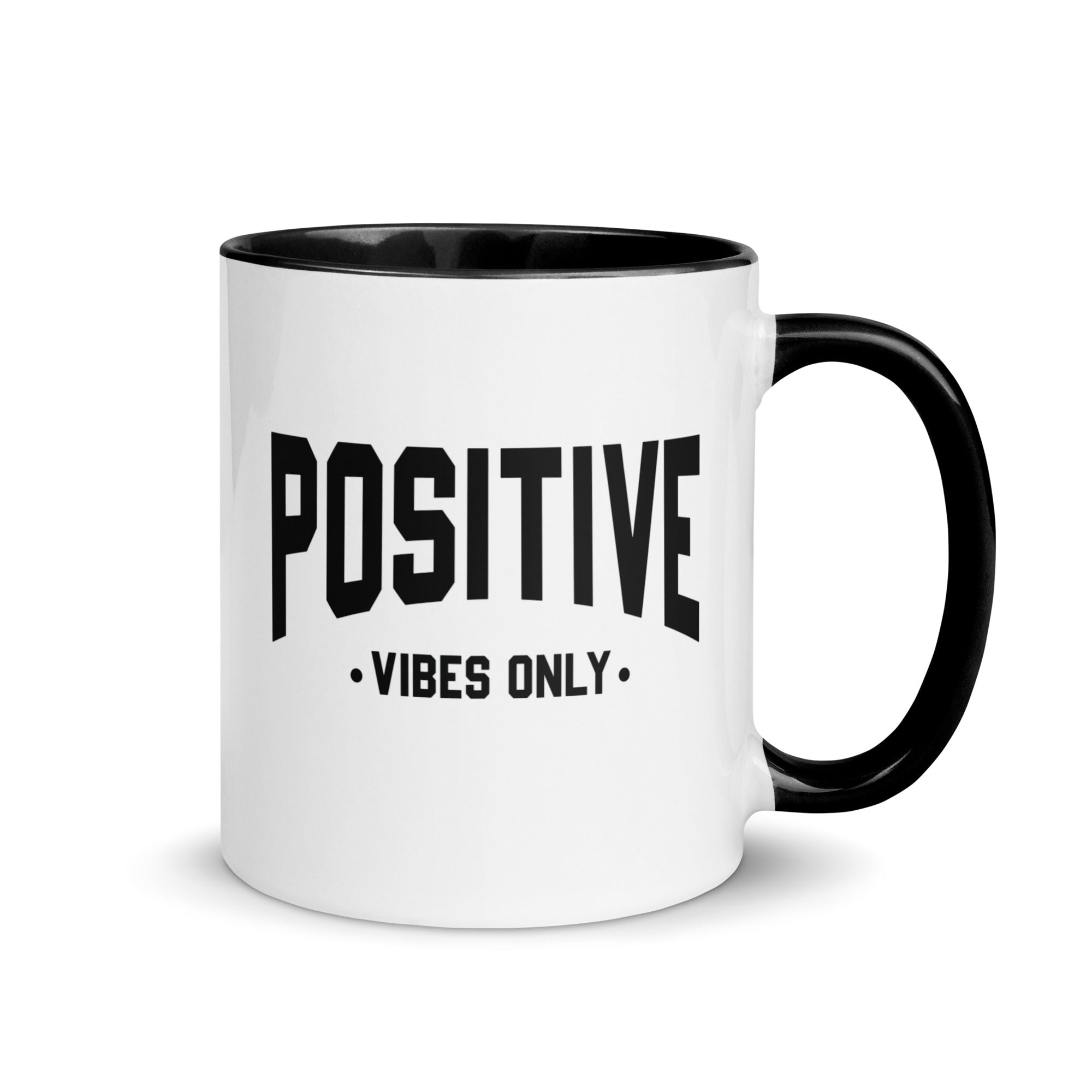 Mug with Color Inside | Positive Vibes Only