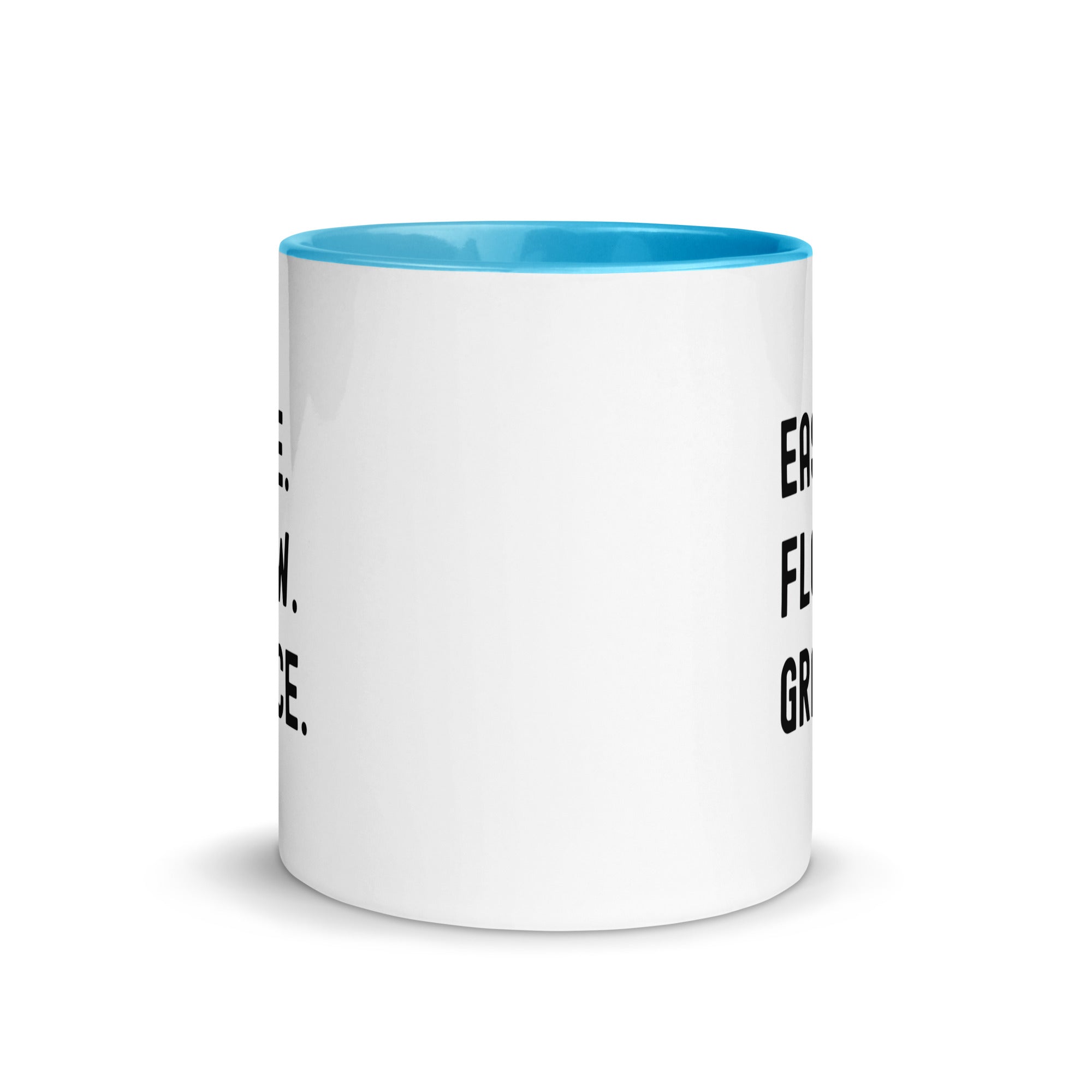 Mug with Color Inside | Ease. Flow. Grace.