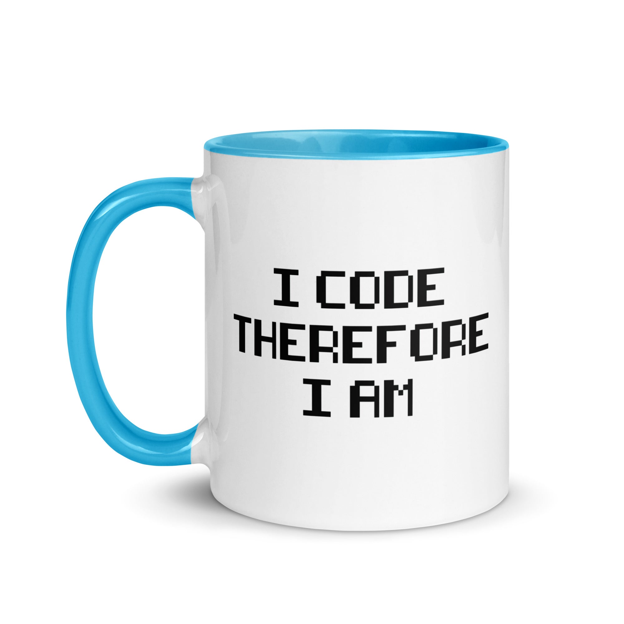 Mug with Color Inside | I Code Therefore I Am