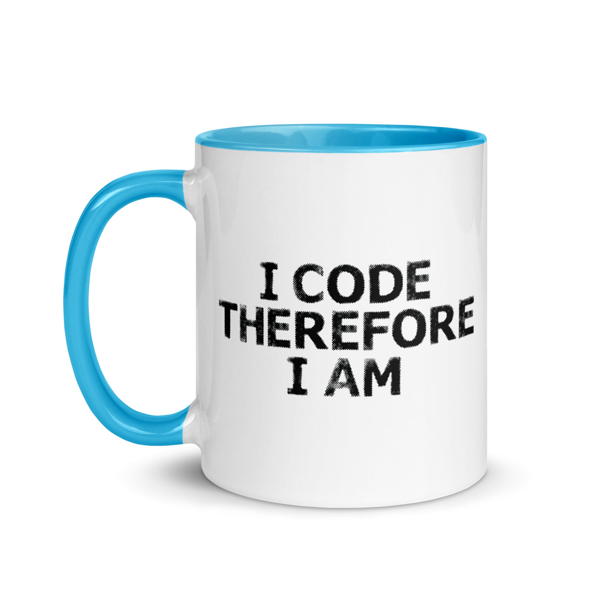 Mug with Color Inside | I Code Therefore I Am