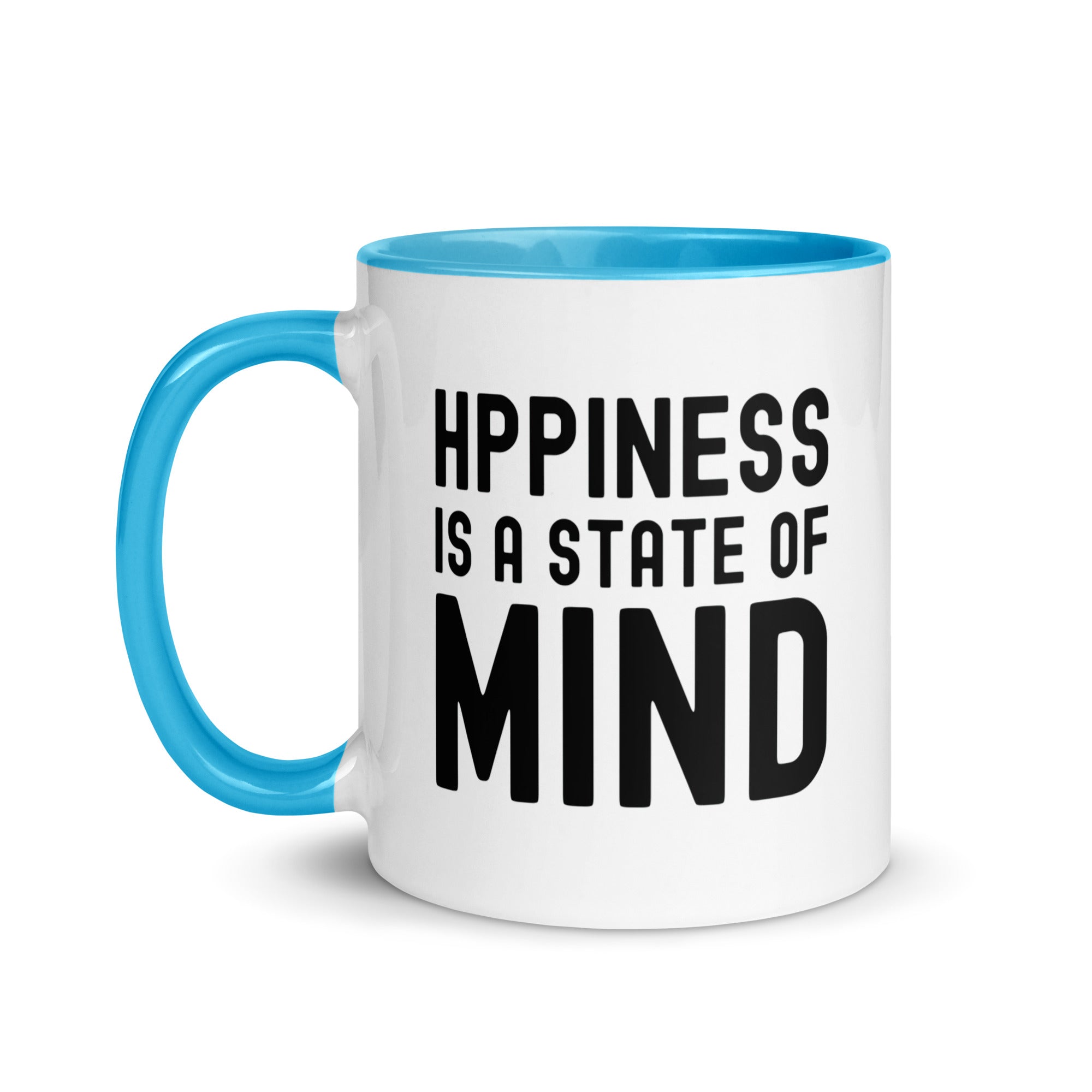 Mug with Color Inside | Hppiness is a state of mind