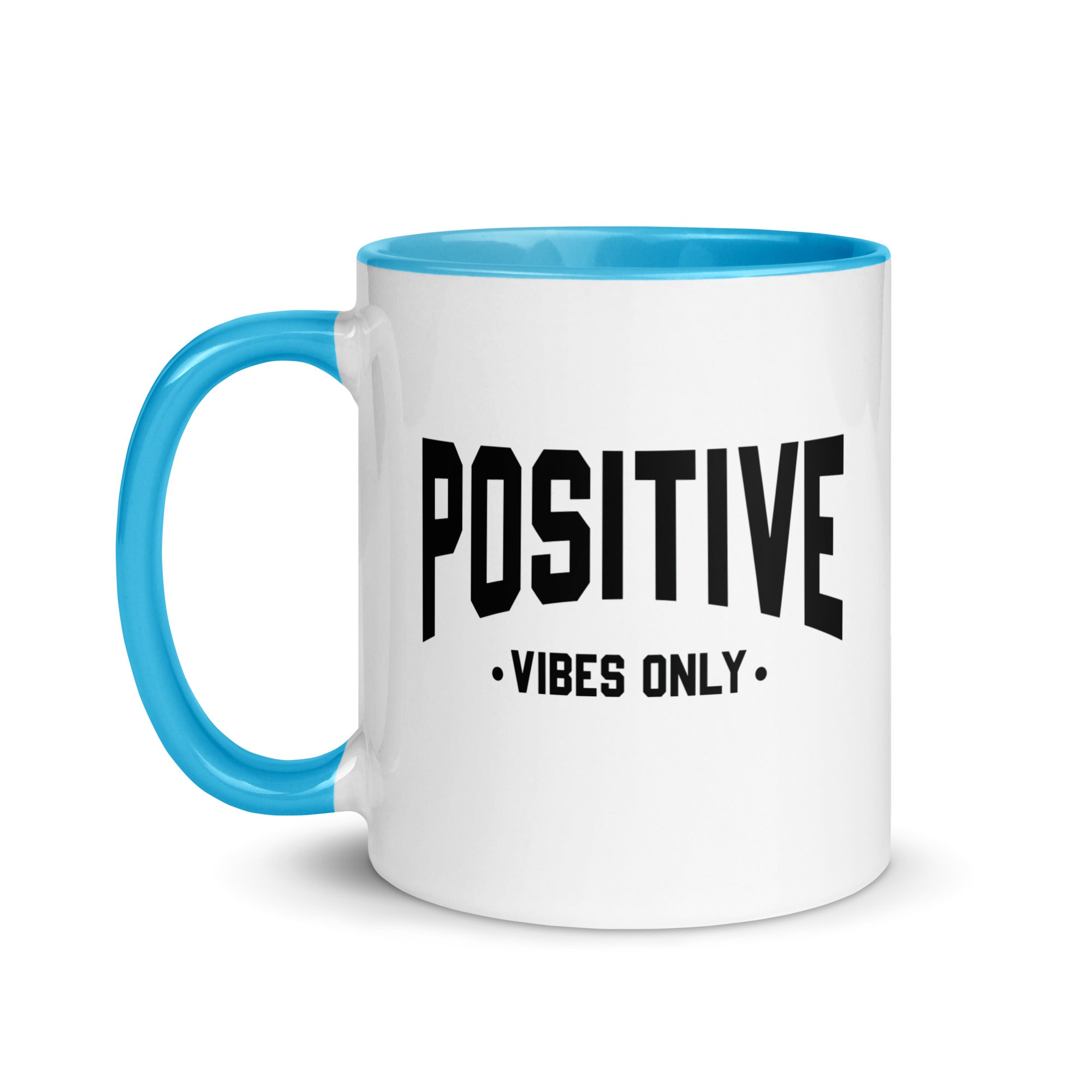 Mug with Color Inside | Positive Vibes Only