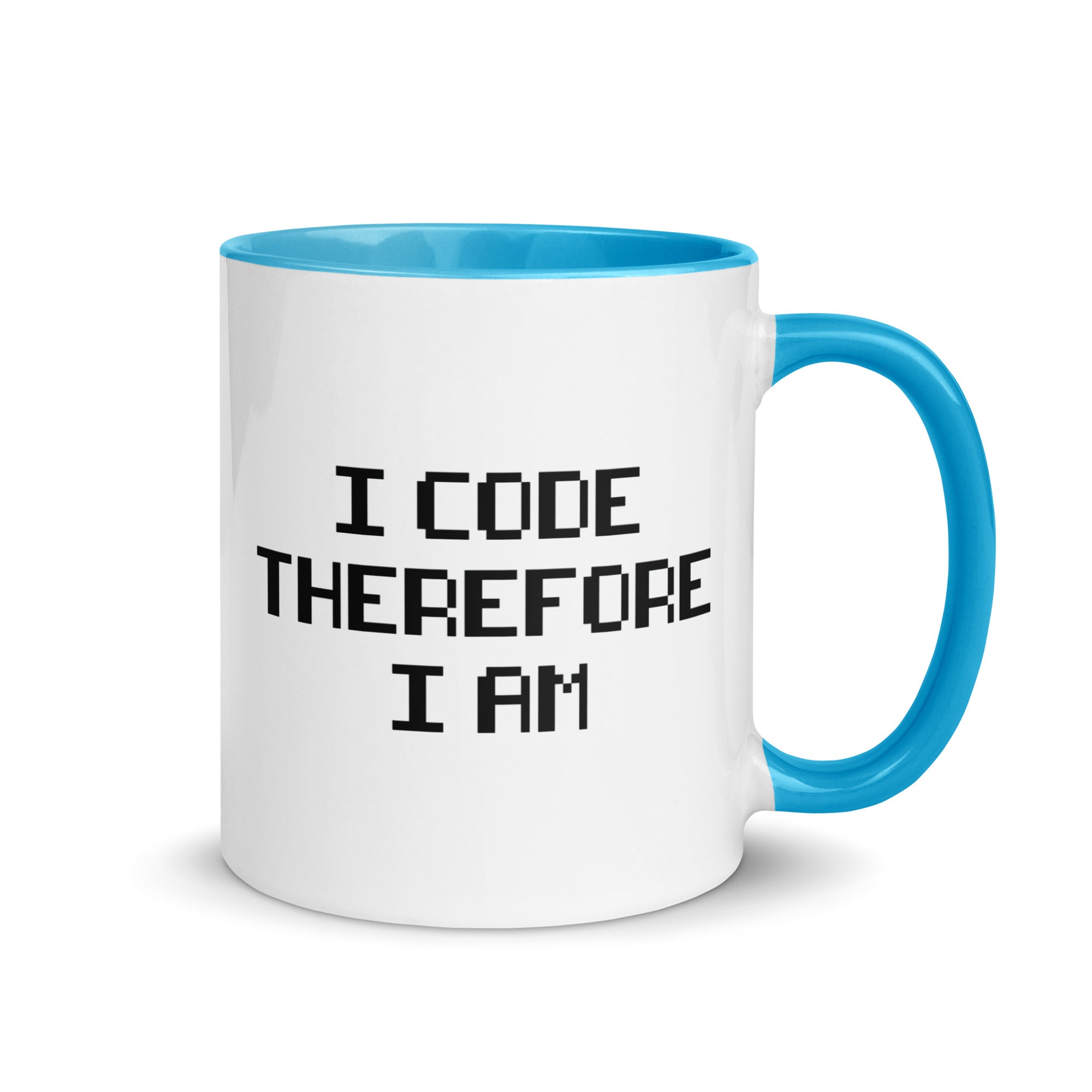 Mug with Color Inside | I Code Therefore I Am