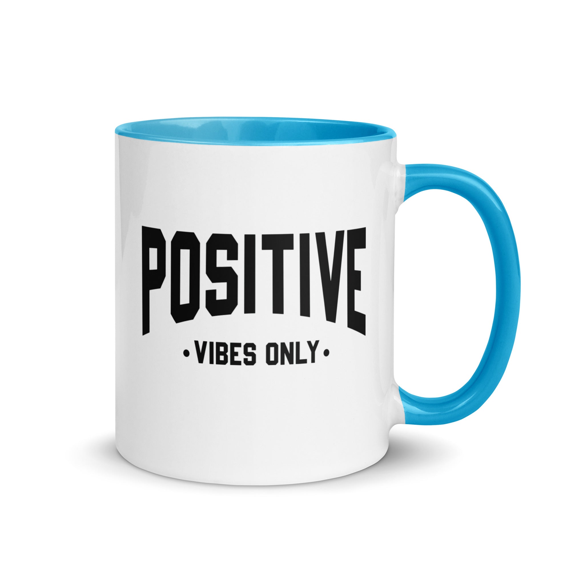 Mug with Color Inside | Positive Vibes Only