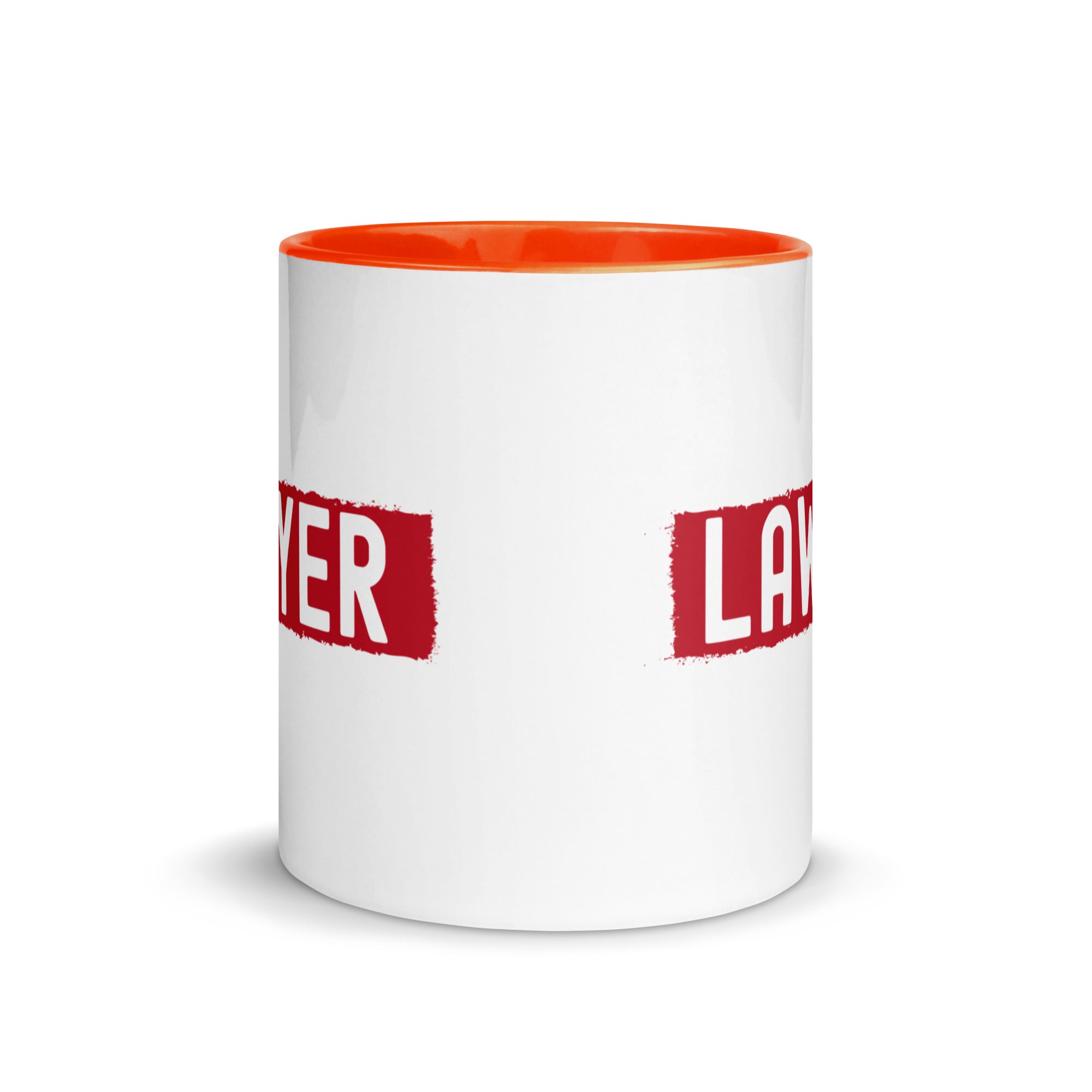 Mug with Color Inside | Lawyer (design with red highghliting)