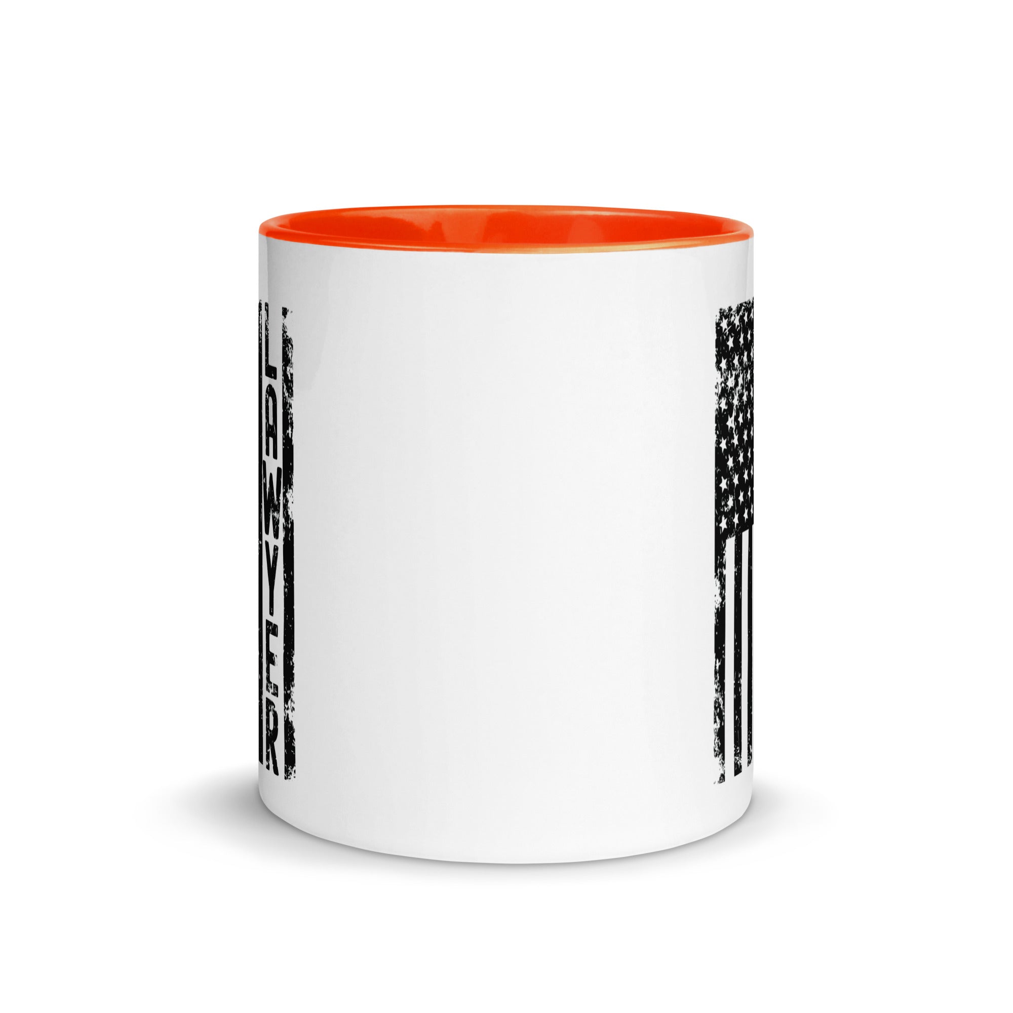 Mug with Color Inside | Lawyer (deisgn on American flag)