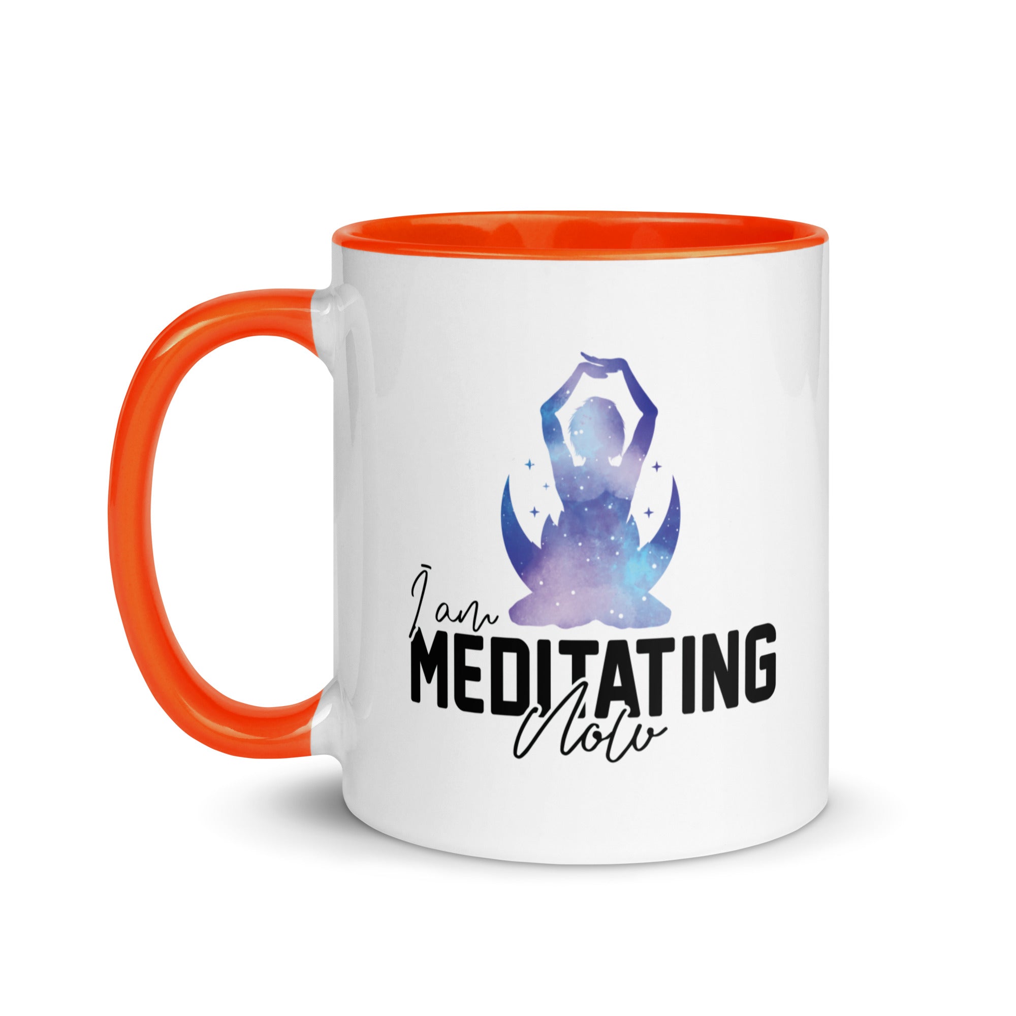 Mug with Color Inside | I am meditating now