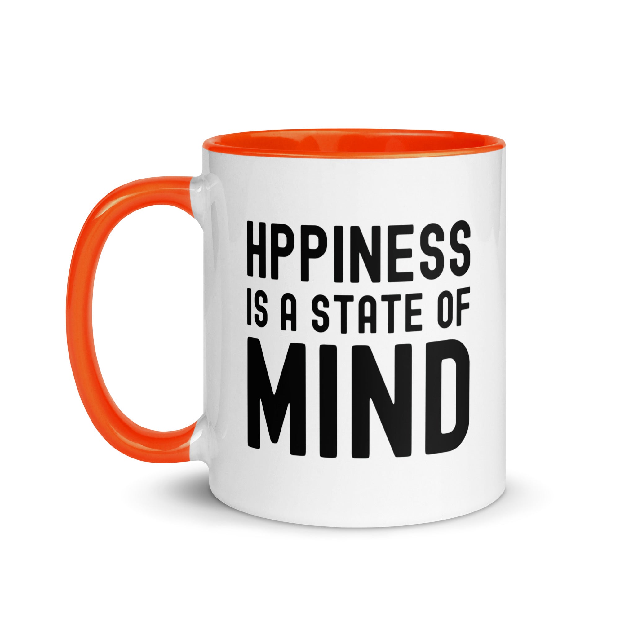 Mug with Color Inside | Hppiness is a state of mind