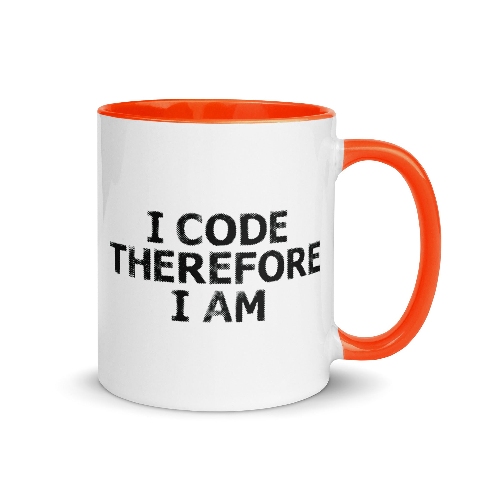 Mug with Color Inside | I Code Therefore I Am