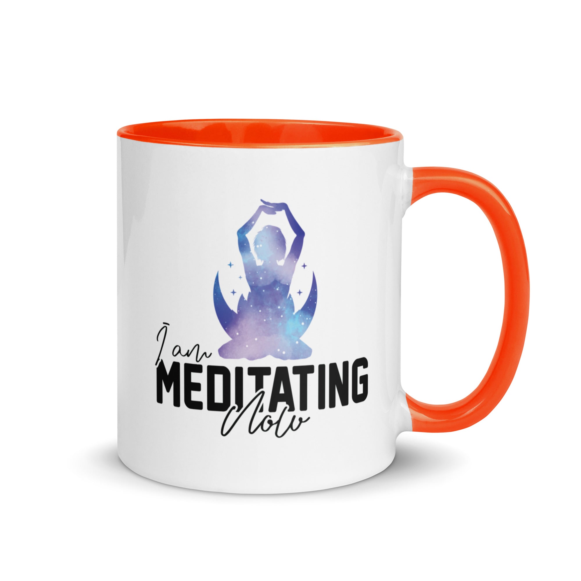 Mug with Color Inside | I am meditating now