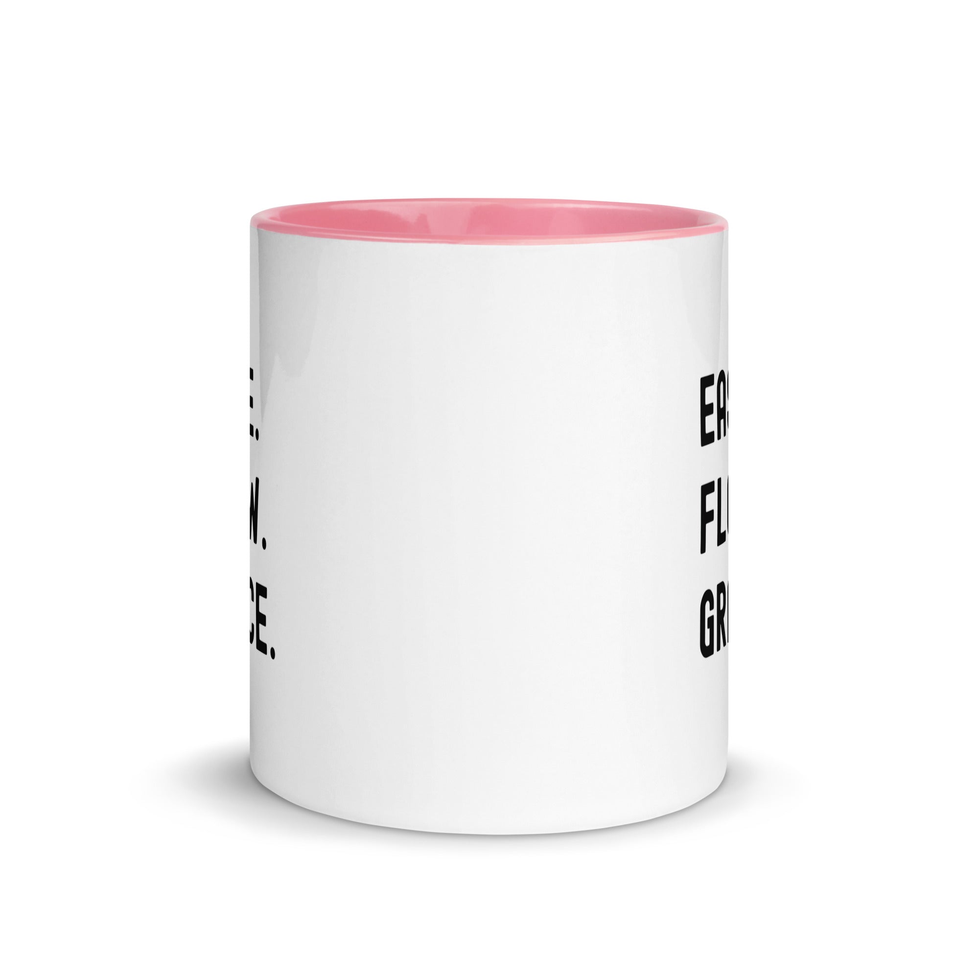 Mug with Color Inside | Ease. Flow. Grace.