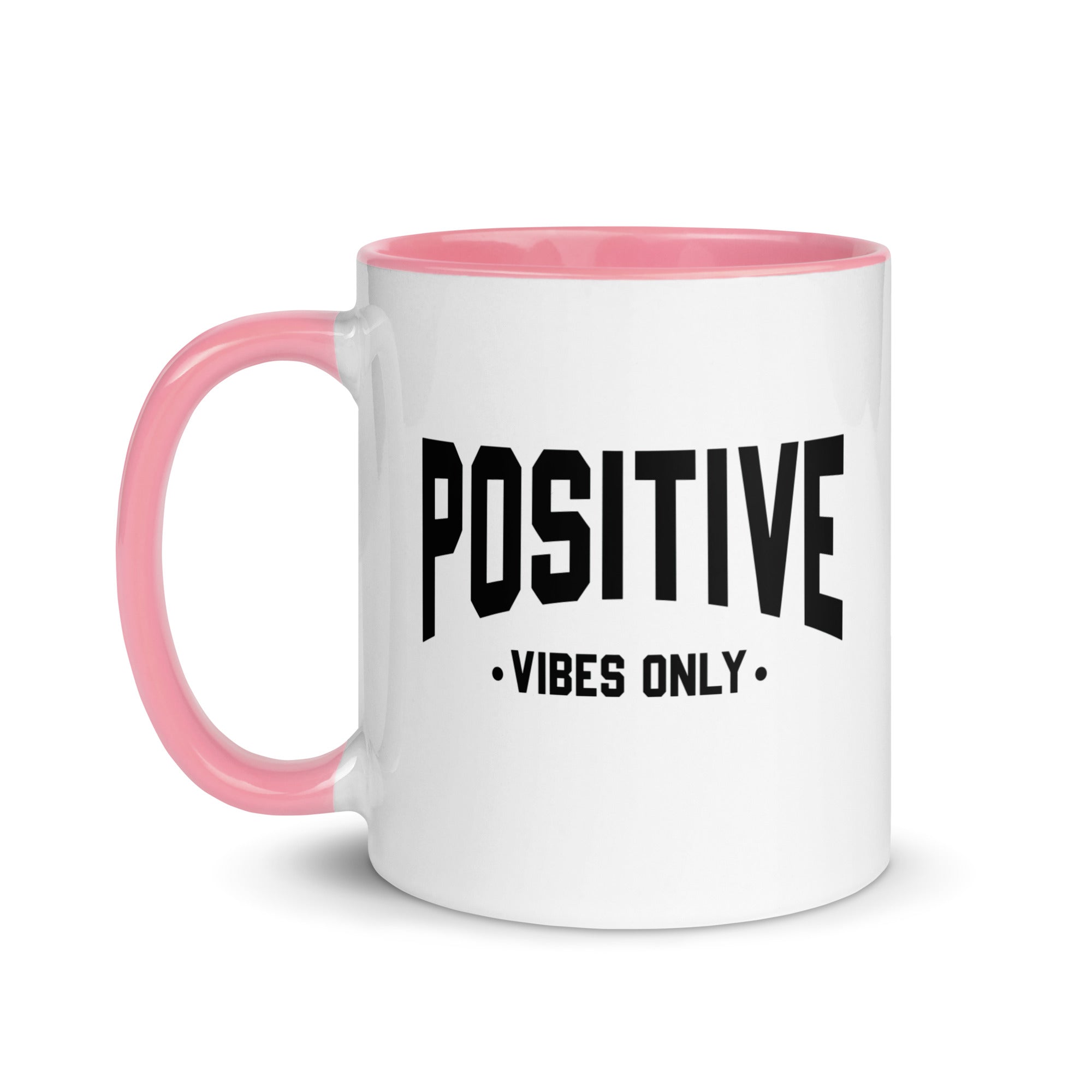 Mug with Color Inside | Positive Vibes Only