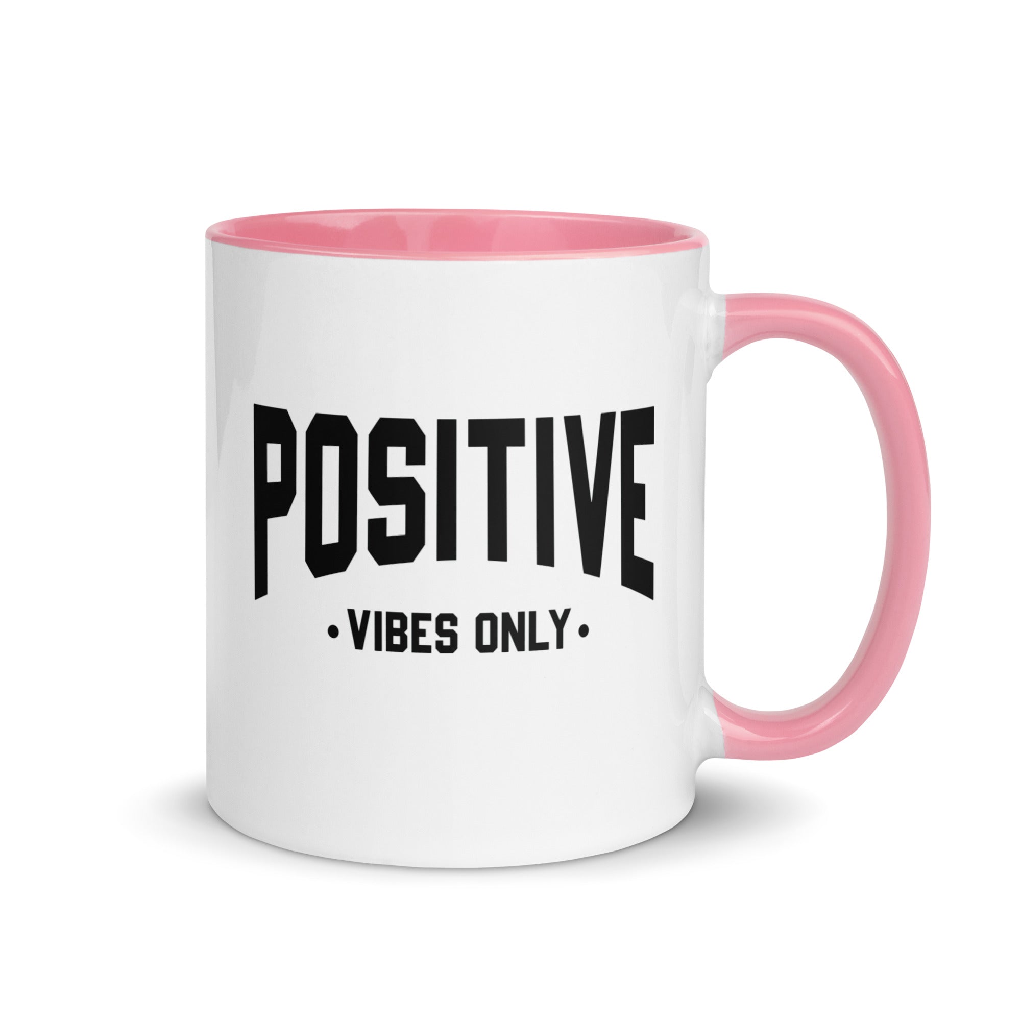 Mug with Color Inside | Positive Vibes Only