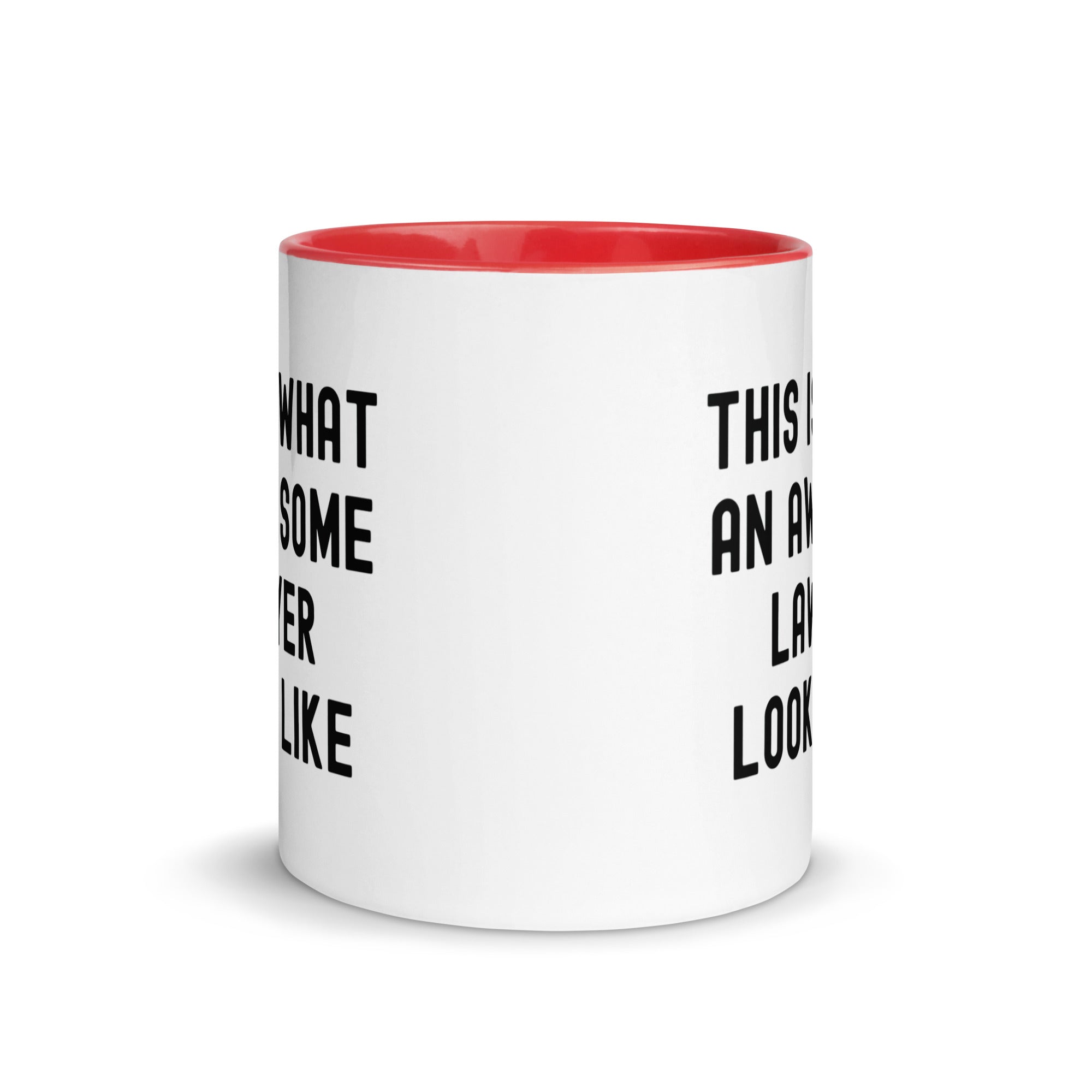 Mug with Color Inside | This is what an awesome lawyer looks like