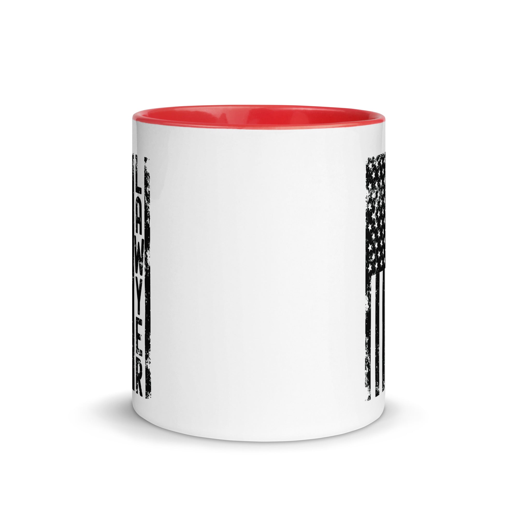 Mug with Color Inside | Lawyer (deisgn on American flag)