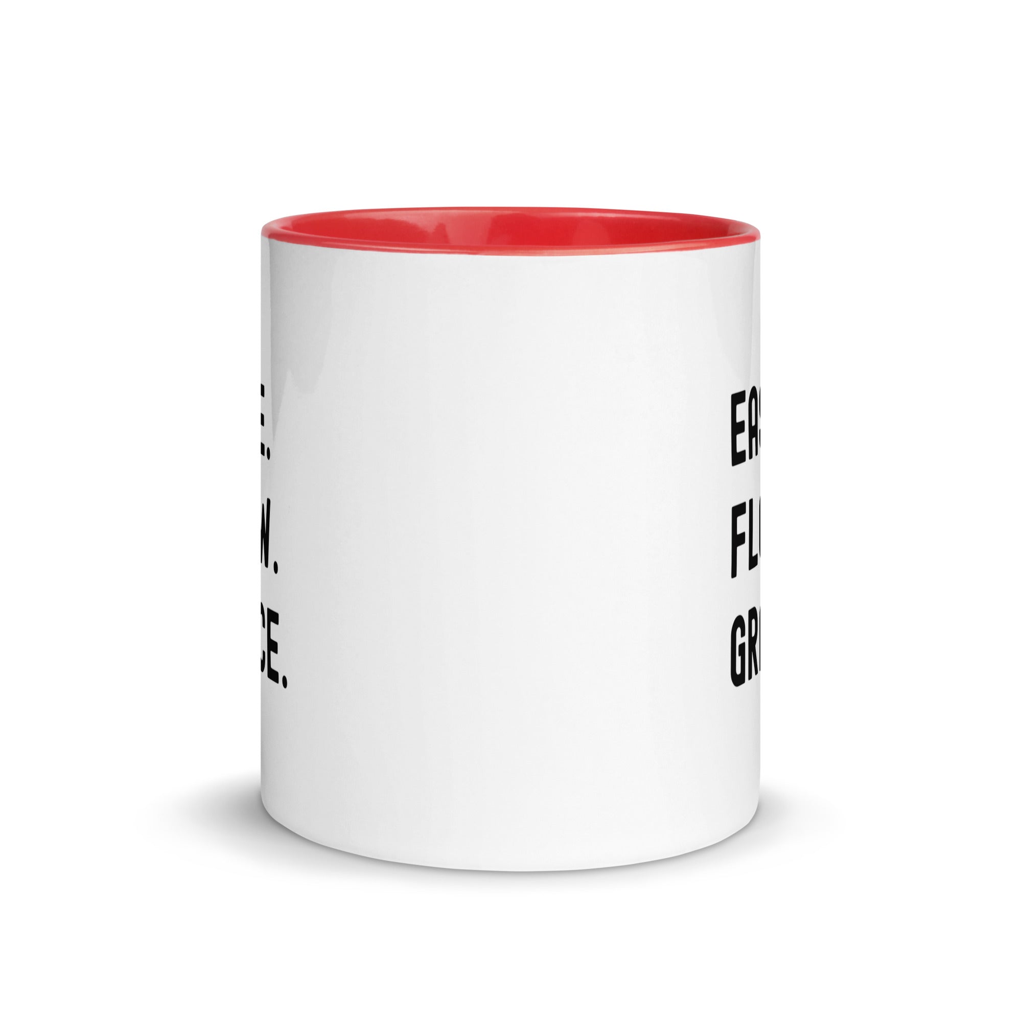 Mug with Color Inside | Ease. Flow. Grace.